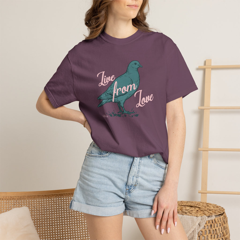 Live From Love - Dove Graphic Tee (Blue)