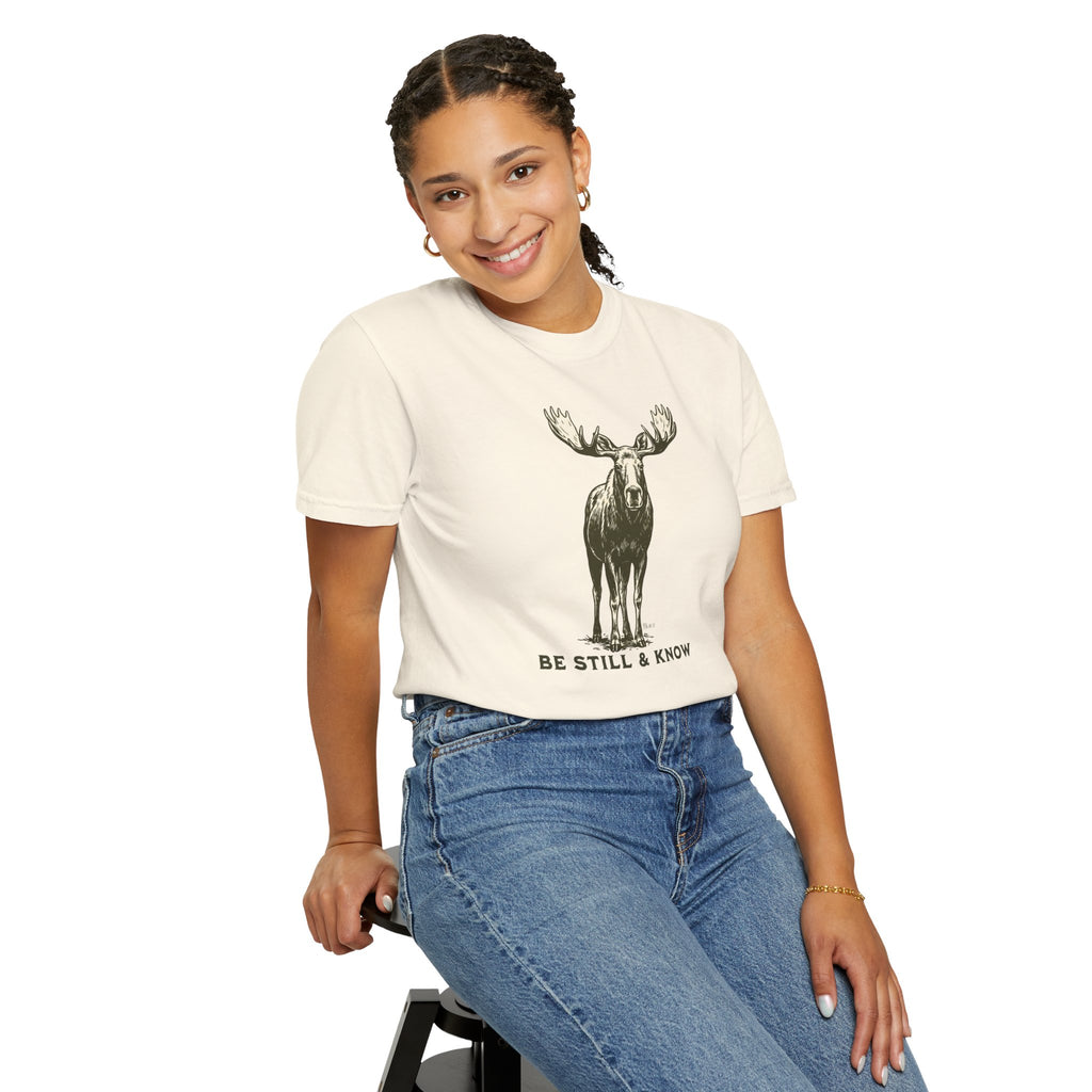 Be Still & Know Moose Graphic T-Shirt