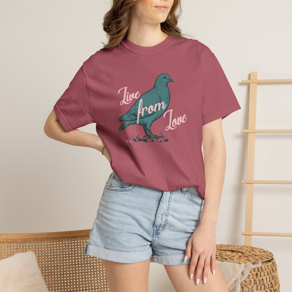 Live From Love - Dove Graphic Tee (Blue)
