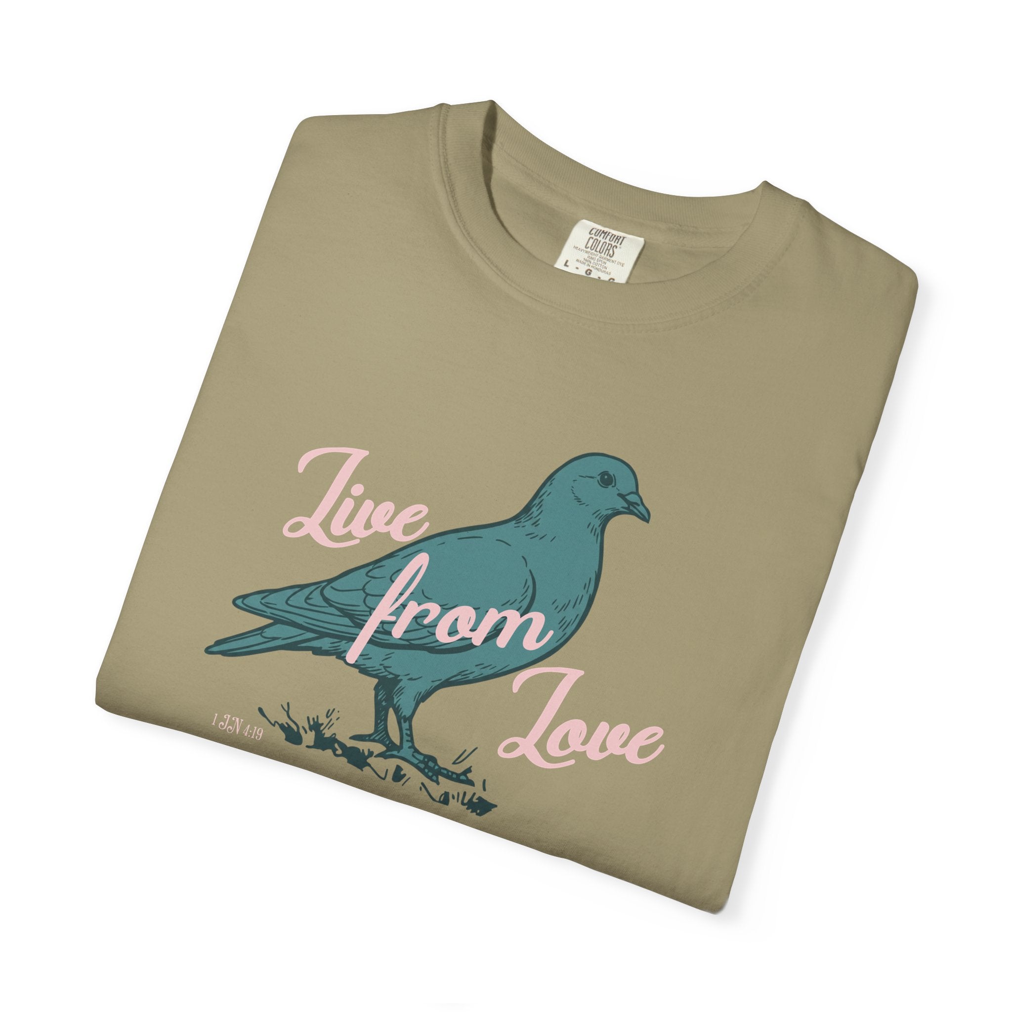 Live From Love - Dove Graphic Tee (Blue)
