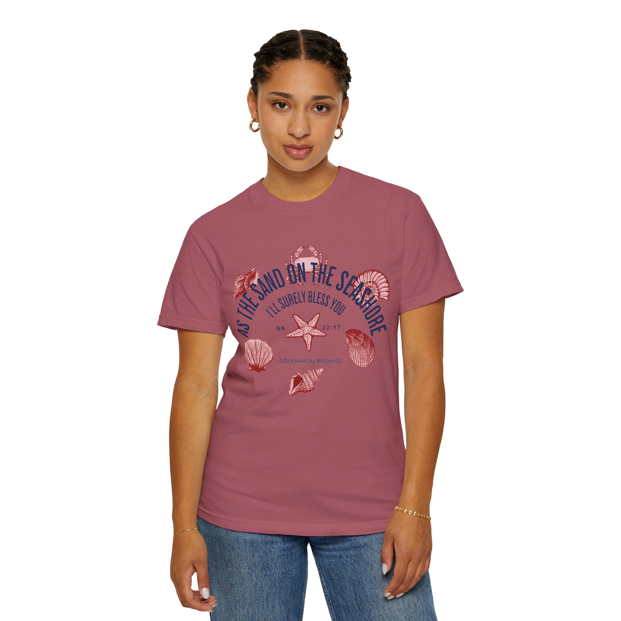 As the Sand on the Seashore - Sea Shells Graphic Tee