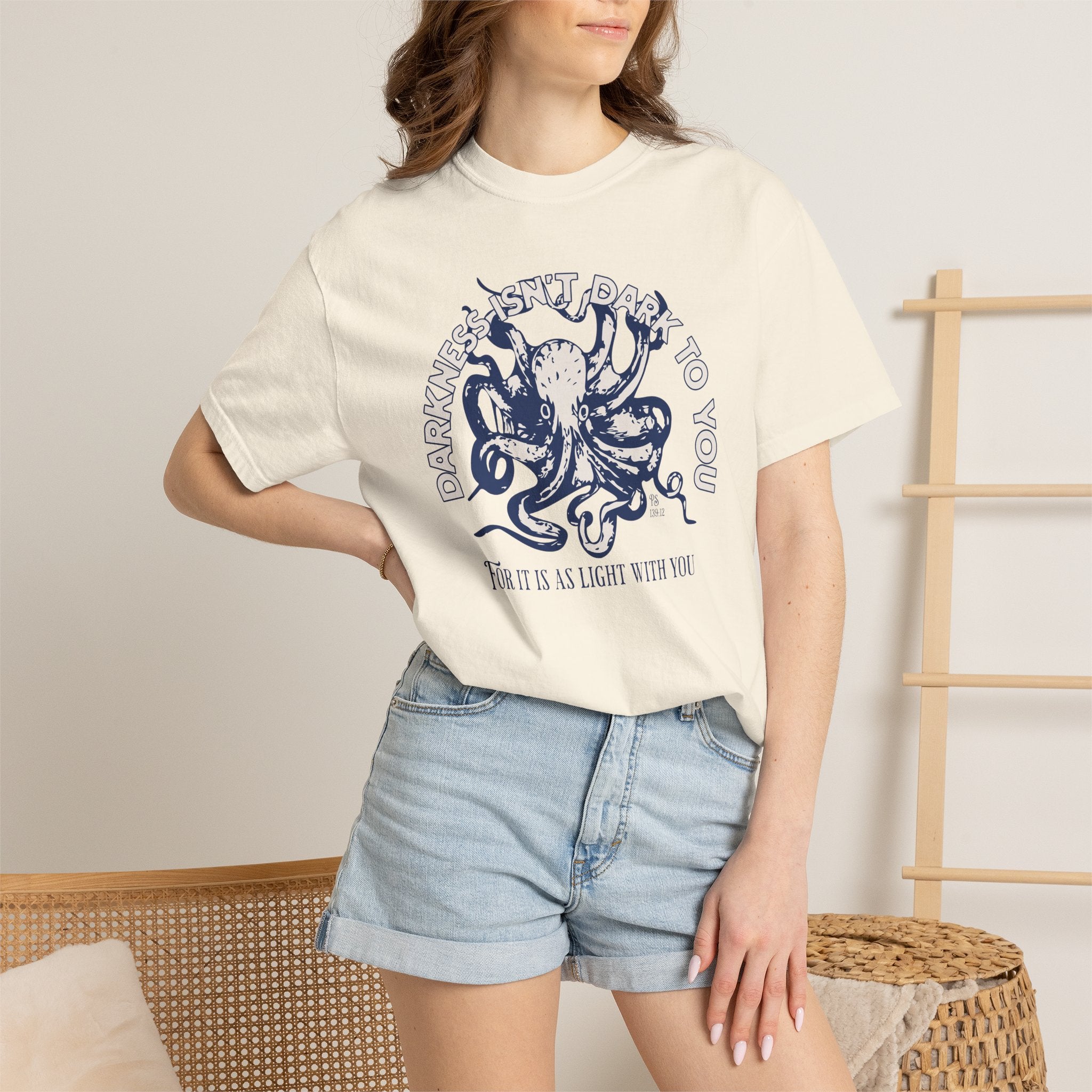 Darkness Is Not Dark to You - Octopus T-shirt