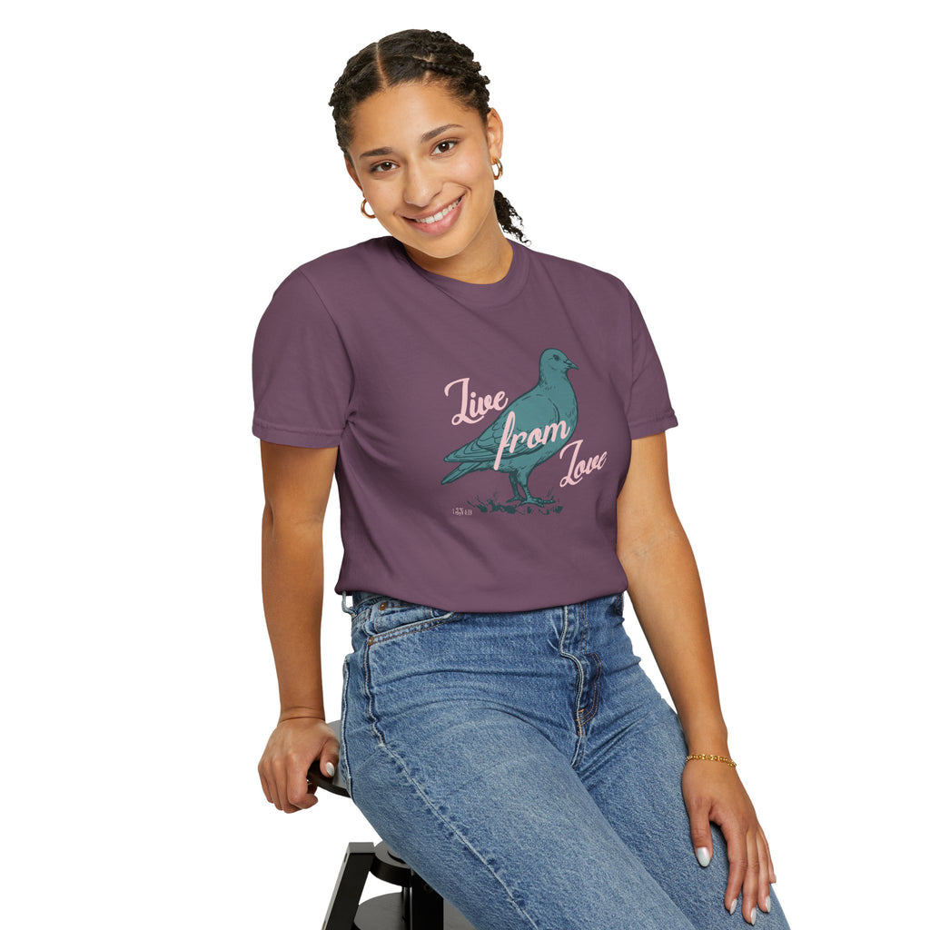 Live From Love - Dove Graphic Tee (Blue)