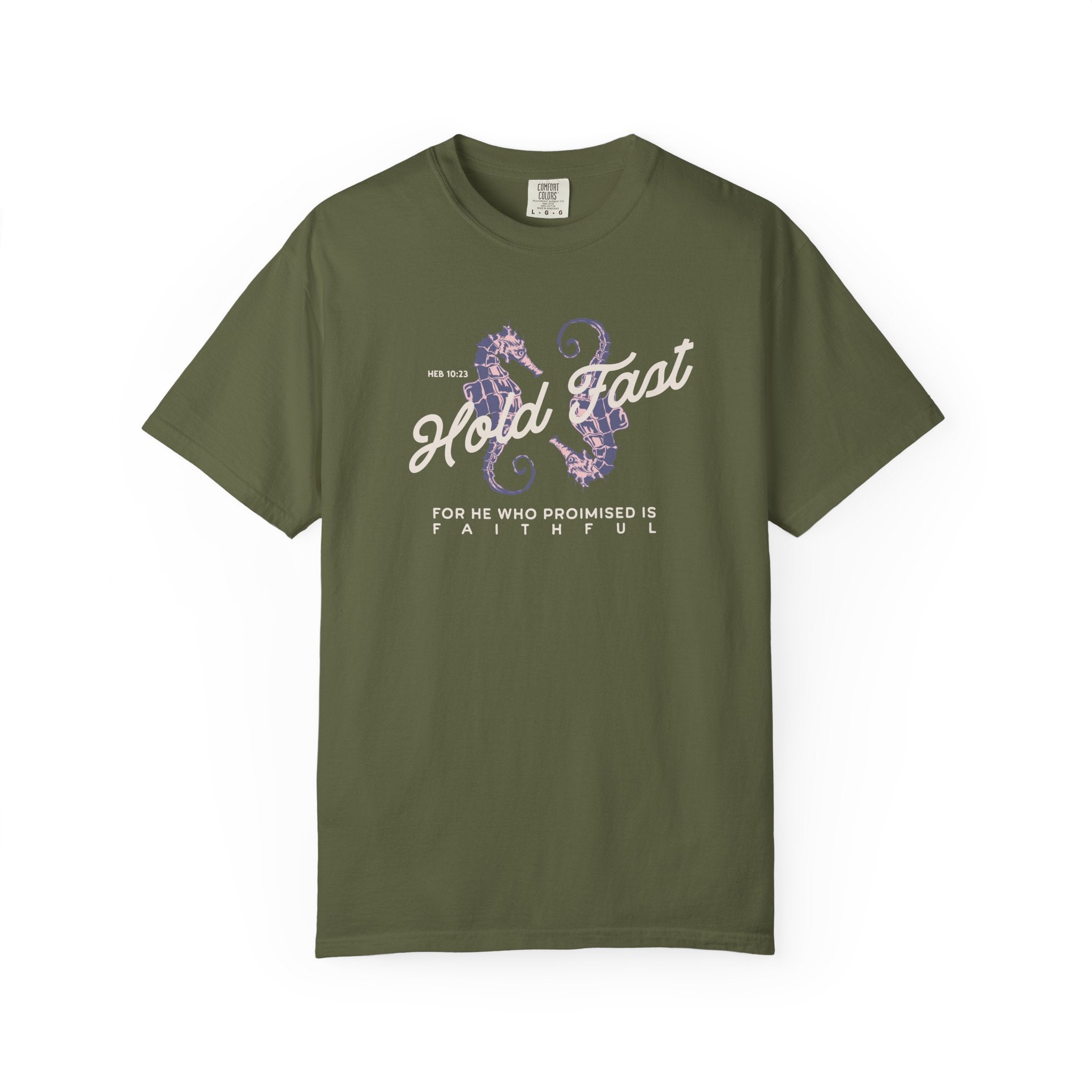 Hold Fast - Seahorse Graphic T-Shirt