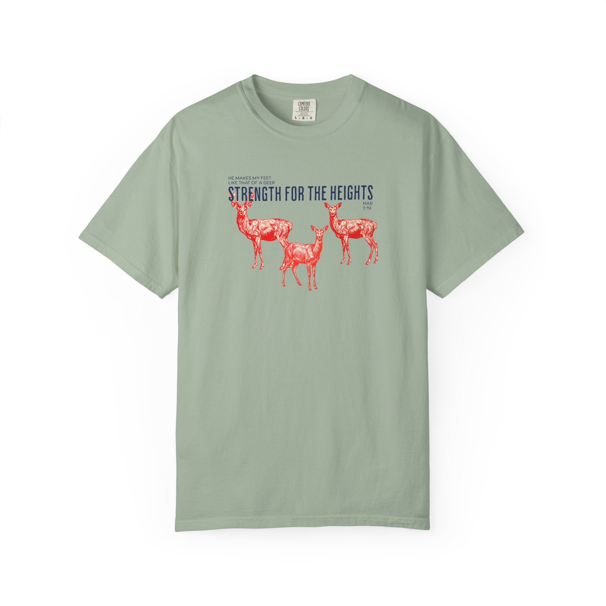 Strength for the Heights - Deer Graphic T-Shirt
