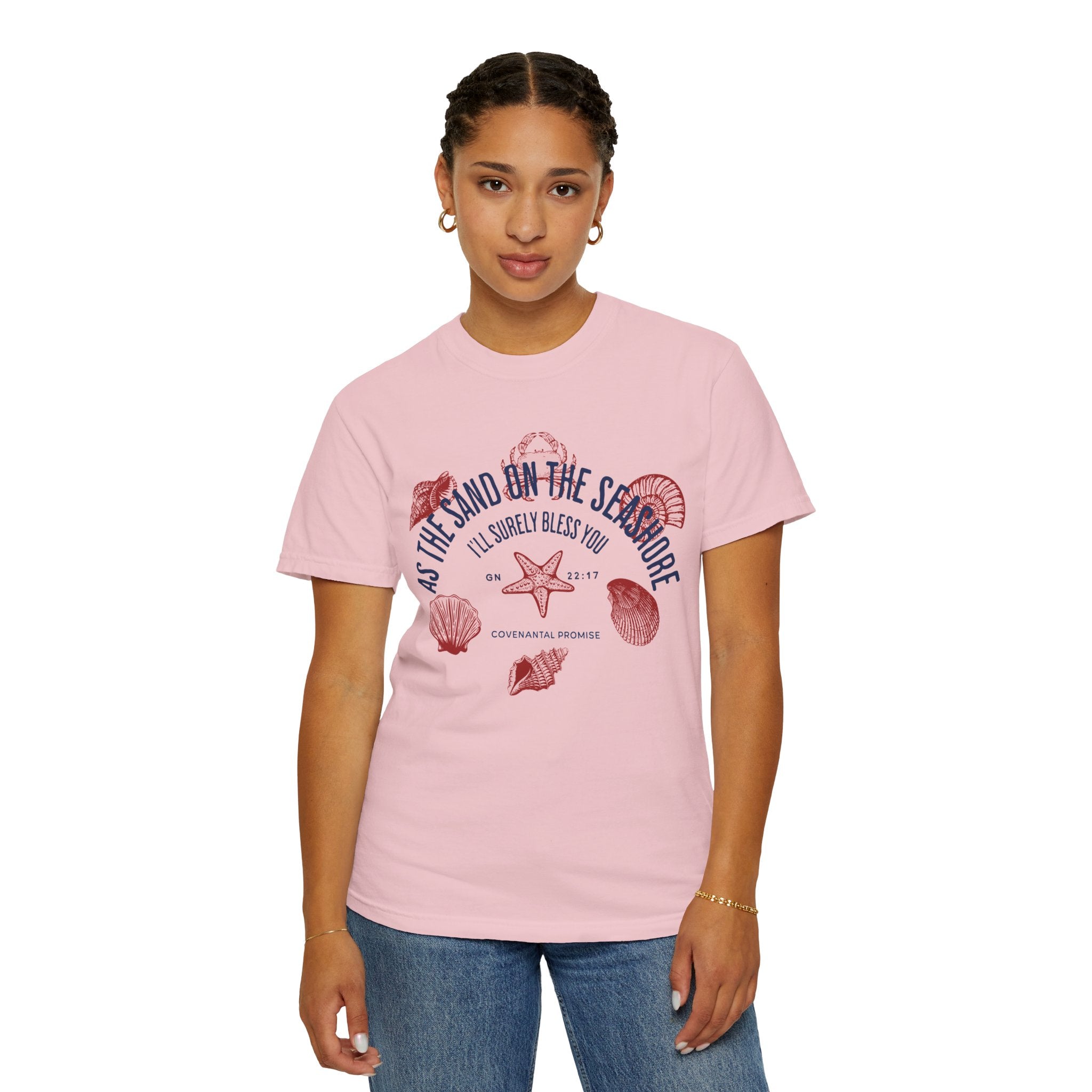 As the Sand on the Seashore - Sea Shells Graphic Tee