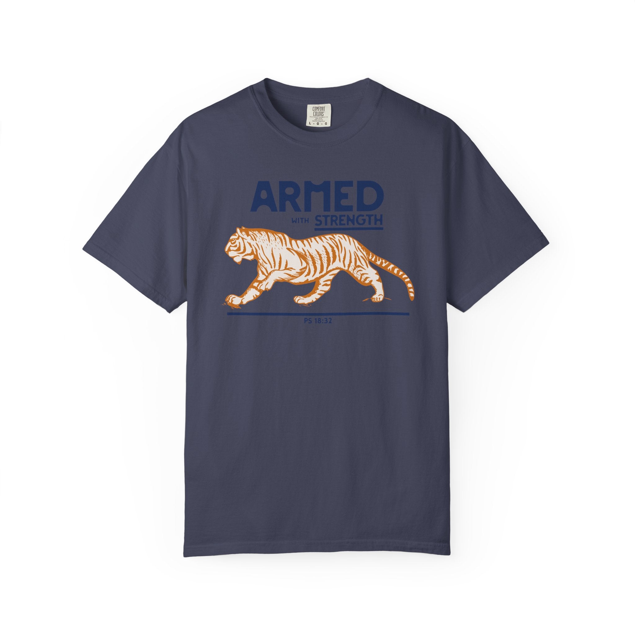 Armed with Strength - Tiger T-Shirt