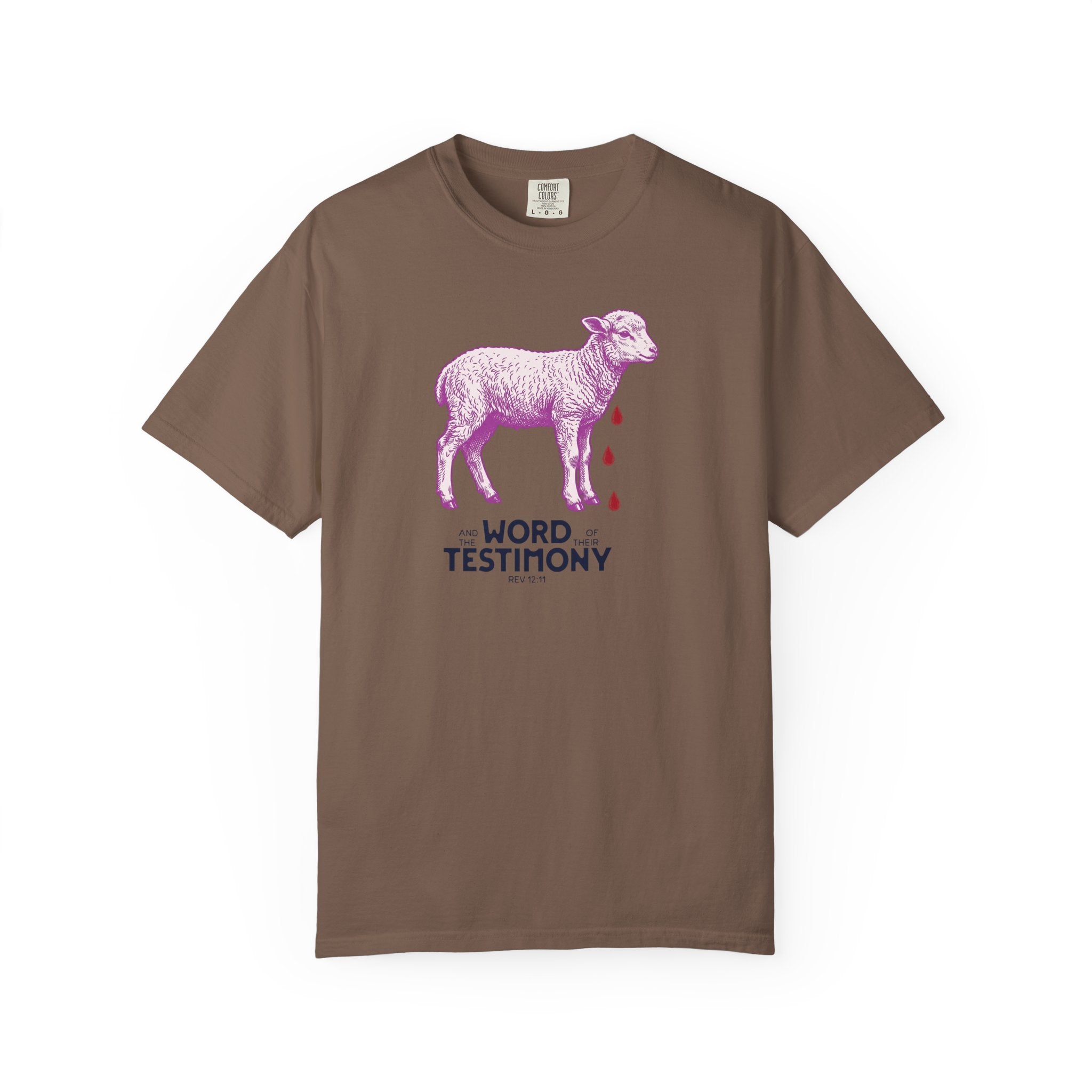 Lamb of God with Word of their Testimony - Lamb T-Shirt