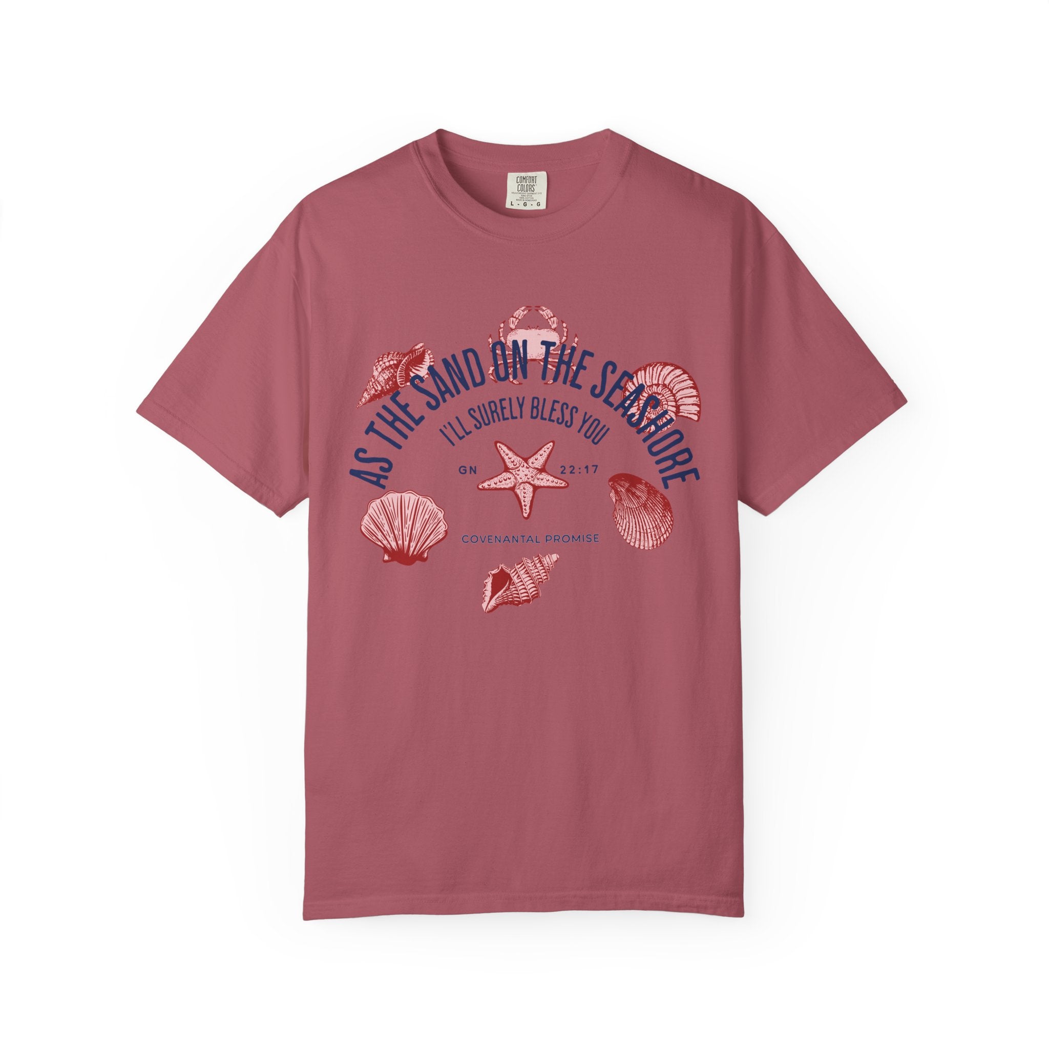 As the Sand on the Seashore - Sea Shells Graphic Tee