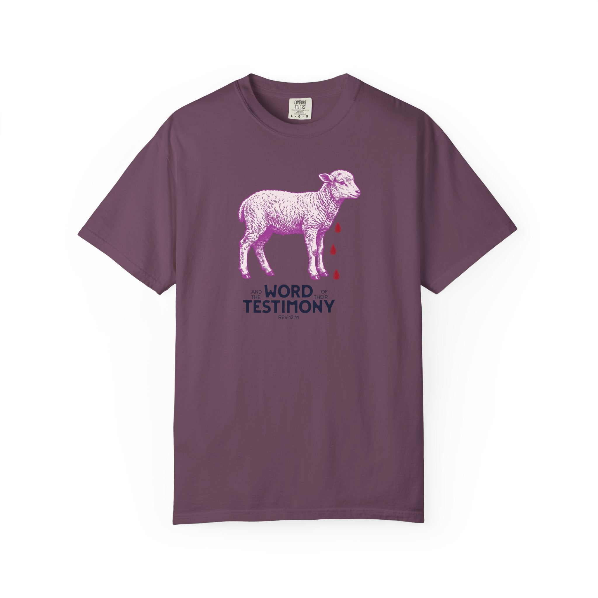 Lamb of God with Word of their Testimony - Lamb T-Shirt