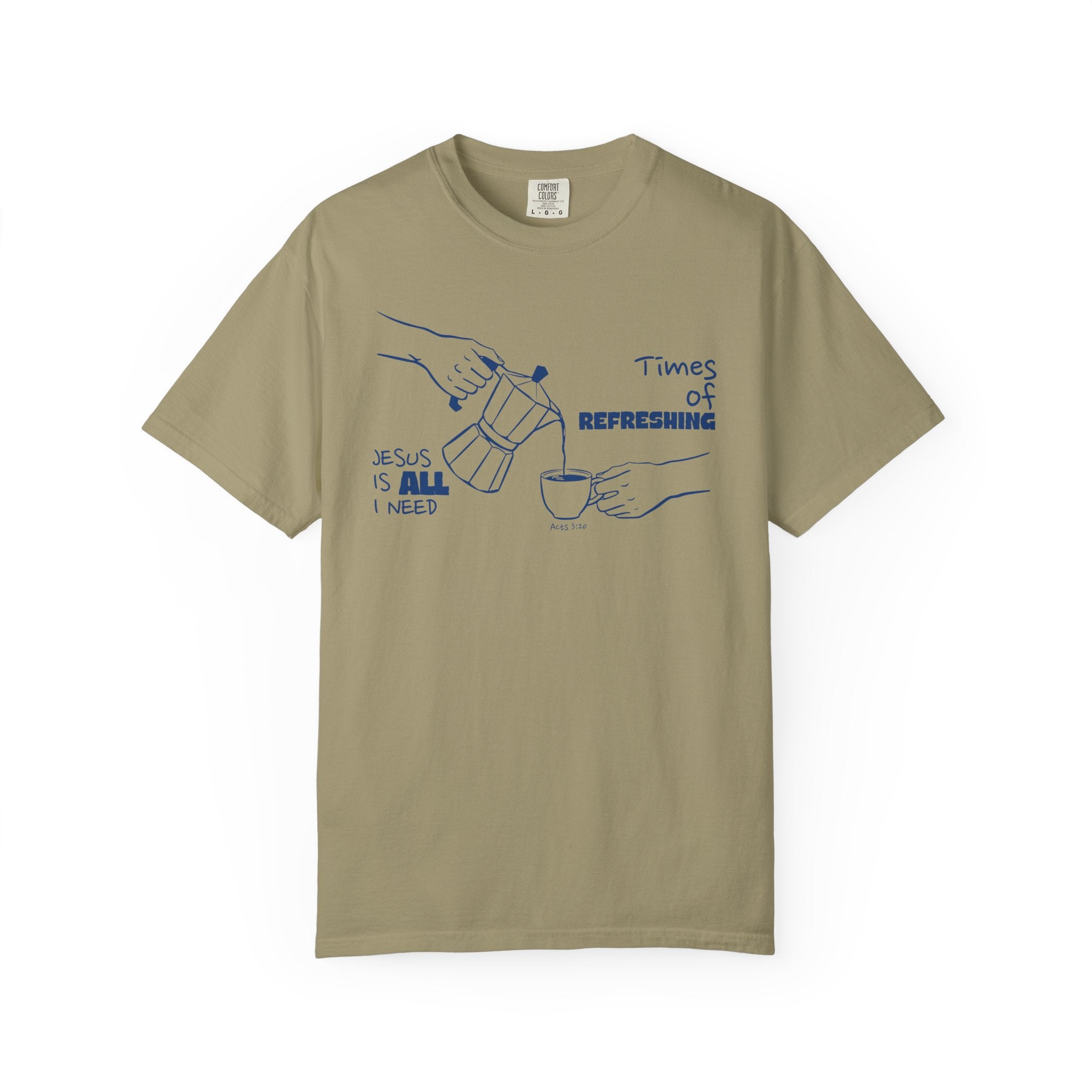 Times of Refreshing Coffee Graphic T-Shirt