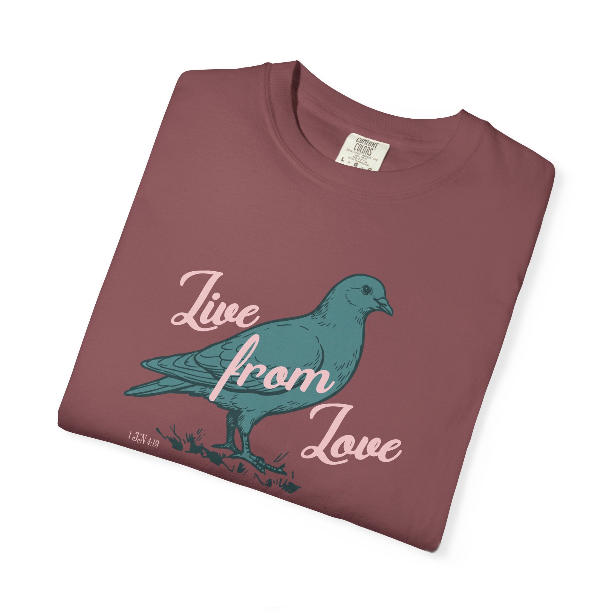 Live From Love - Dove Graphic Tee (Blue)
