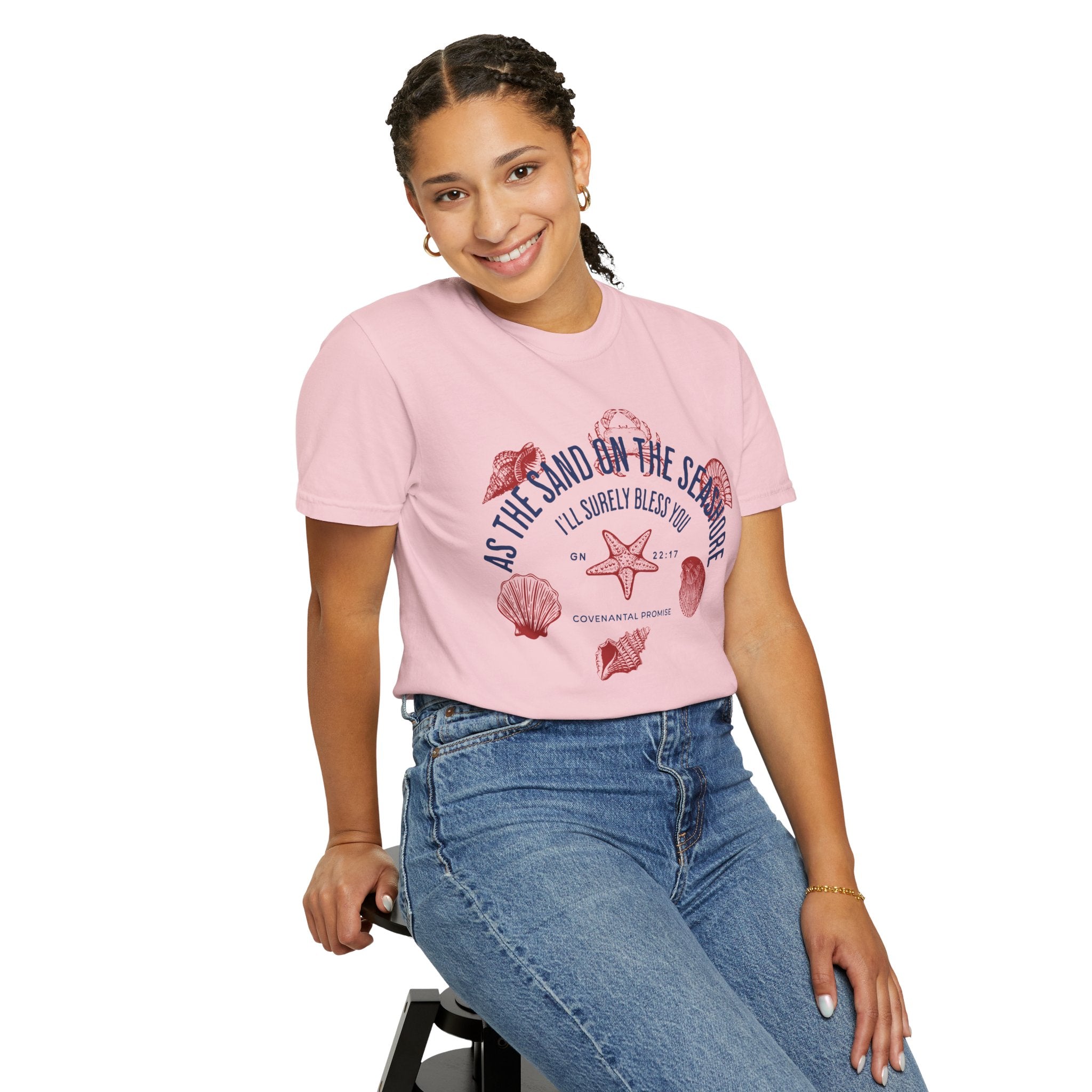As the Sand on the Seashore - Sea Shells Graphic Tee