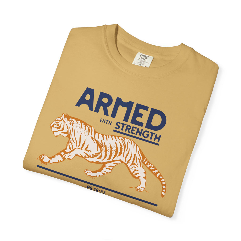 Armed with Strength - Tiger T-Shirt