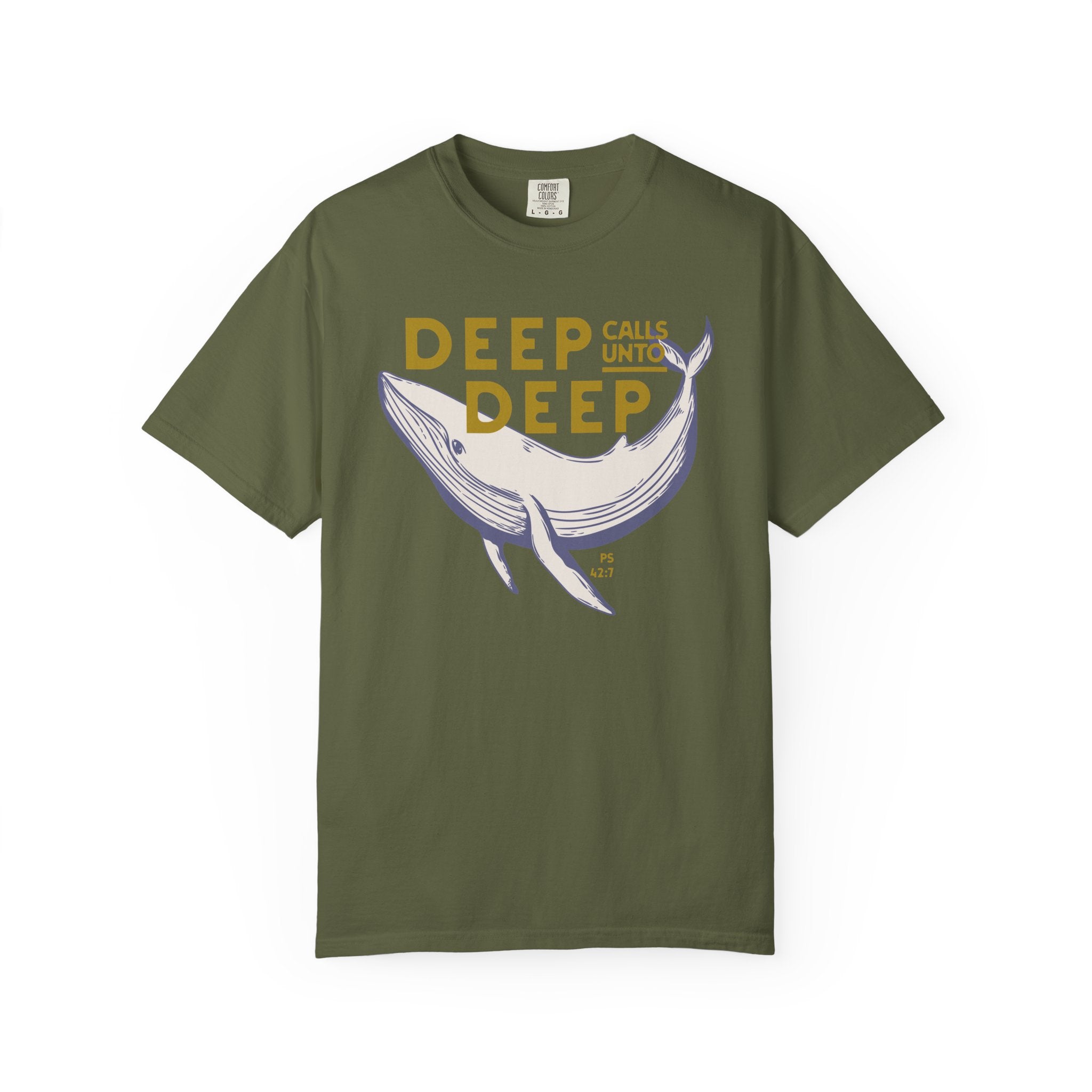 Deep Calls Unto Deep - Whale T-Shirt