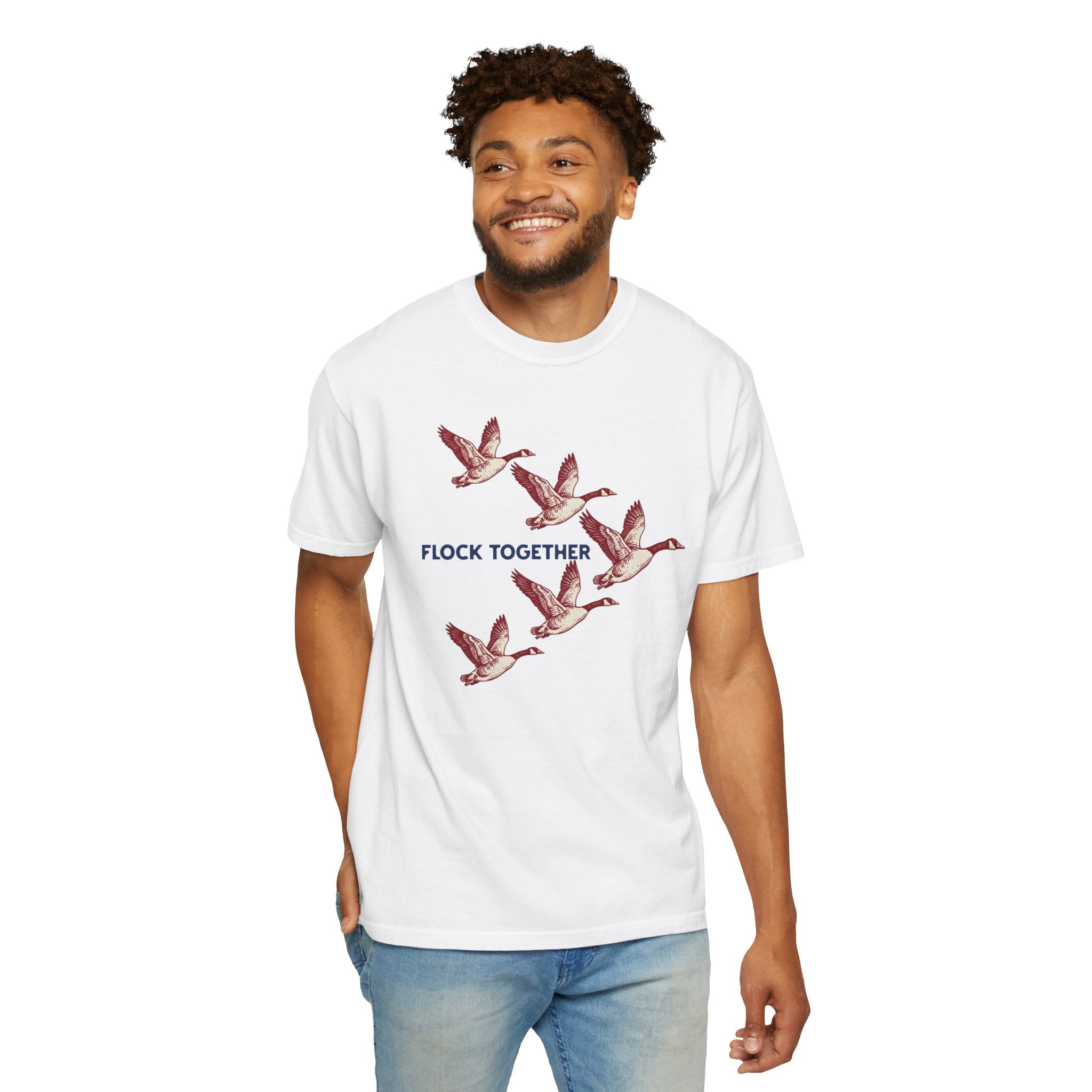Flock Together - Geese Graphic T-Shirt