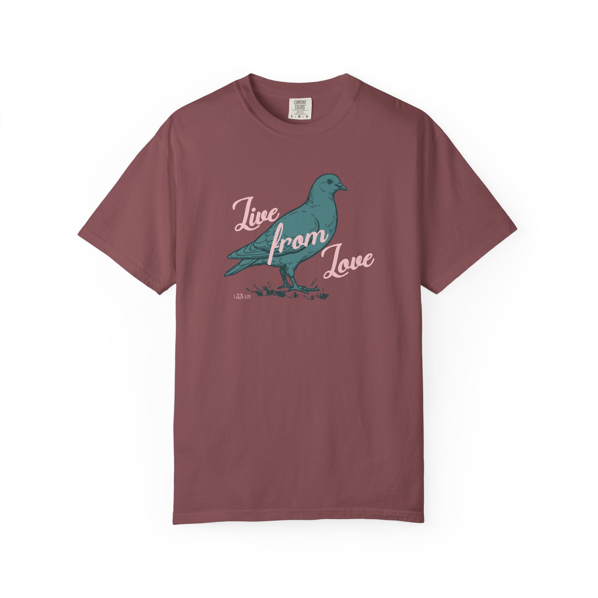 Live From Love - Dove Graphic Tee (Blue)