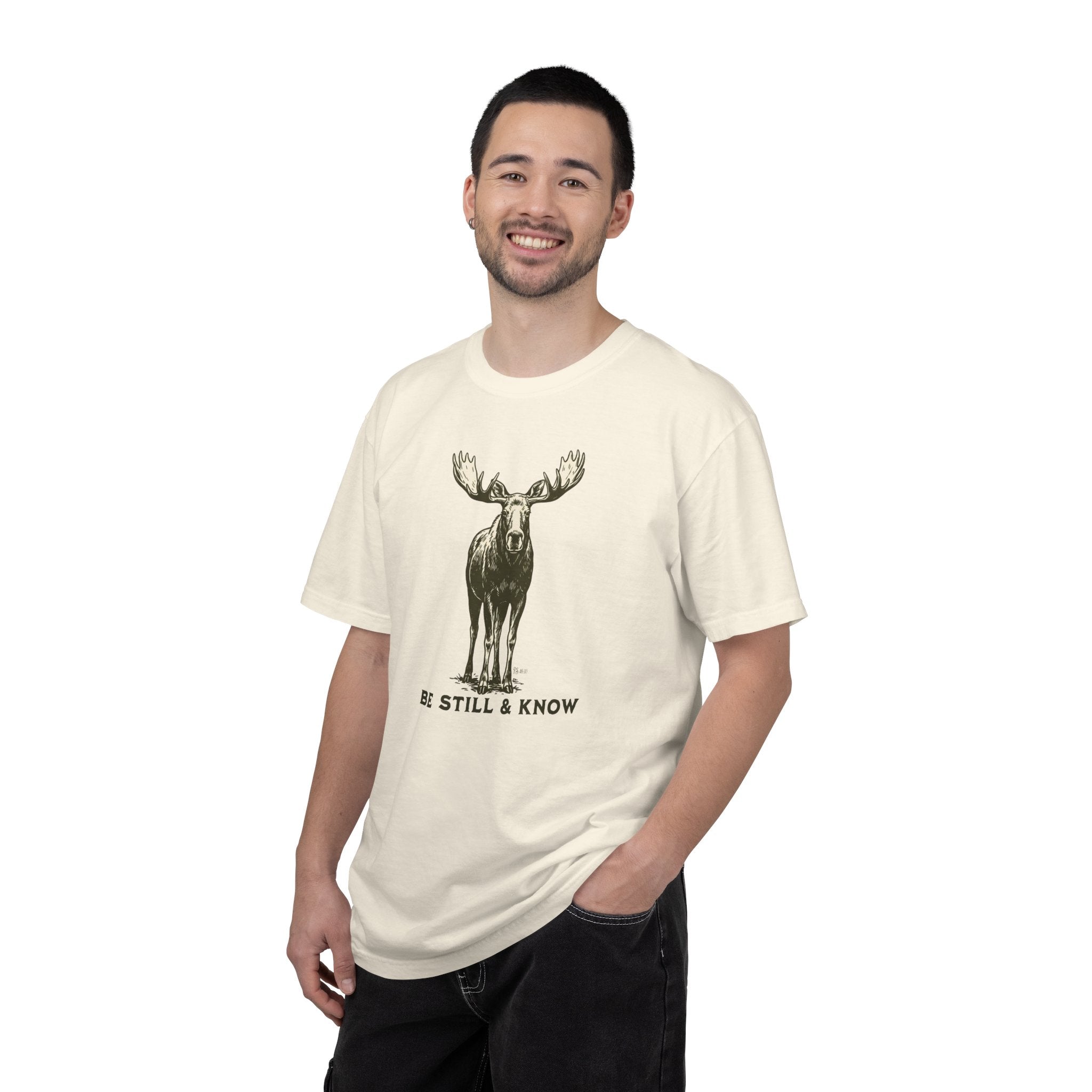Be Still & Know Moose Graphic T-Shirt