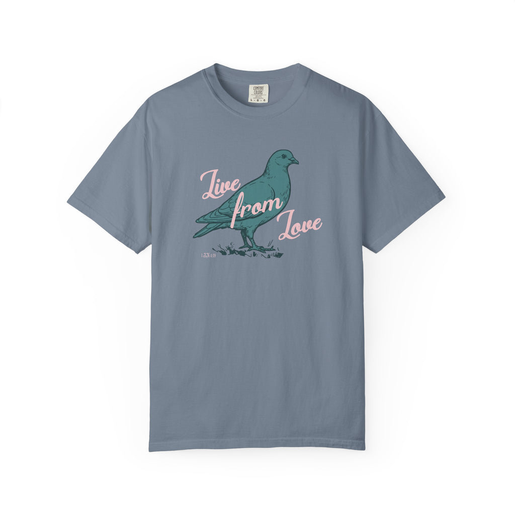 Live From Love - Dove Graphic Tee (Blue)