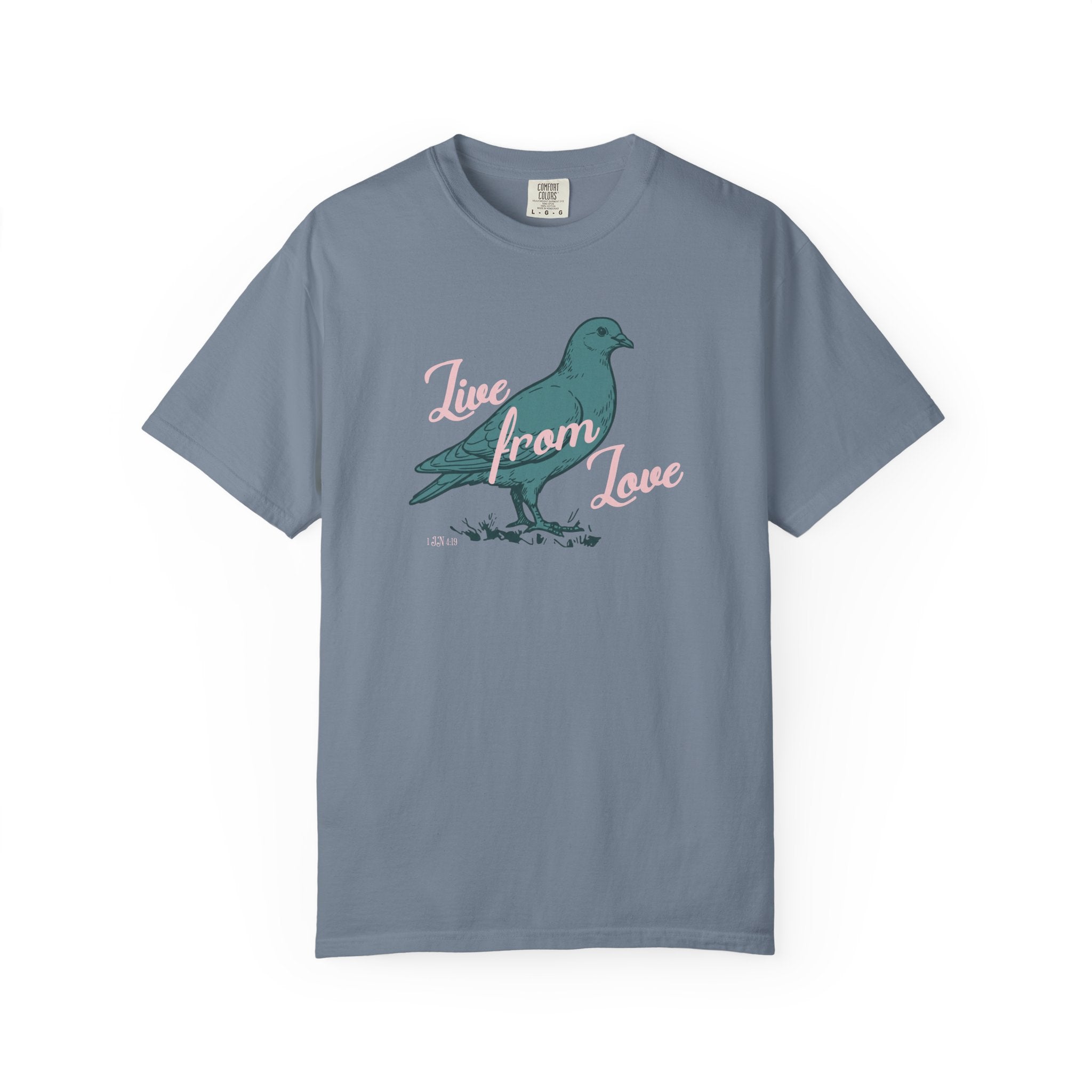 Live From Love - Dove Graphic Tee (Blue)