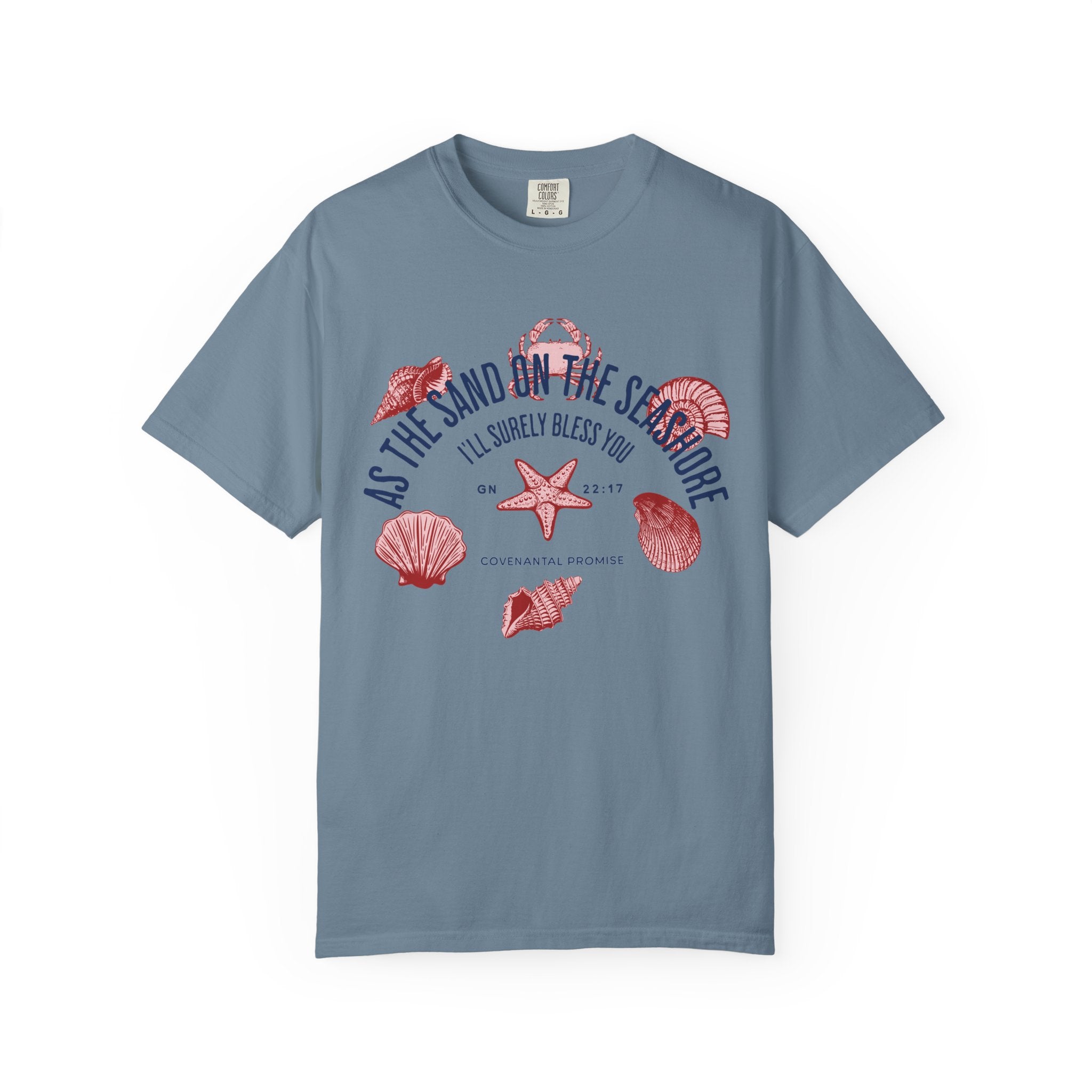 As the Sand on the Seashore - Sea Shells Graphic Tee