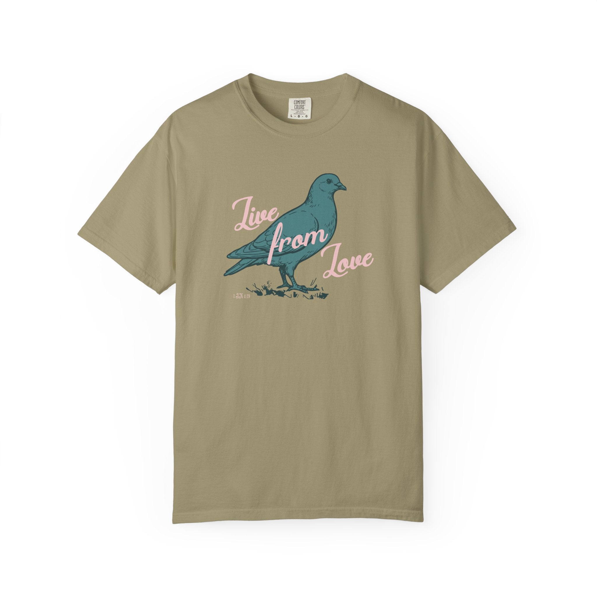 Live From Love - Dove Graphic Tee (Blue)