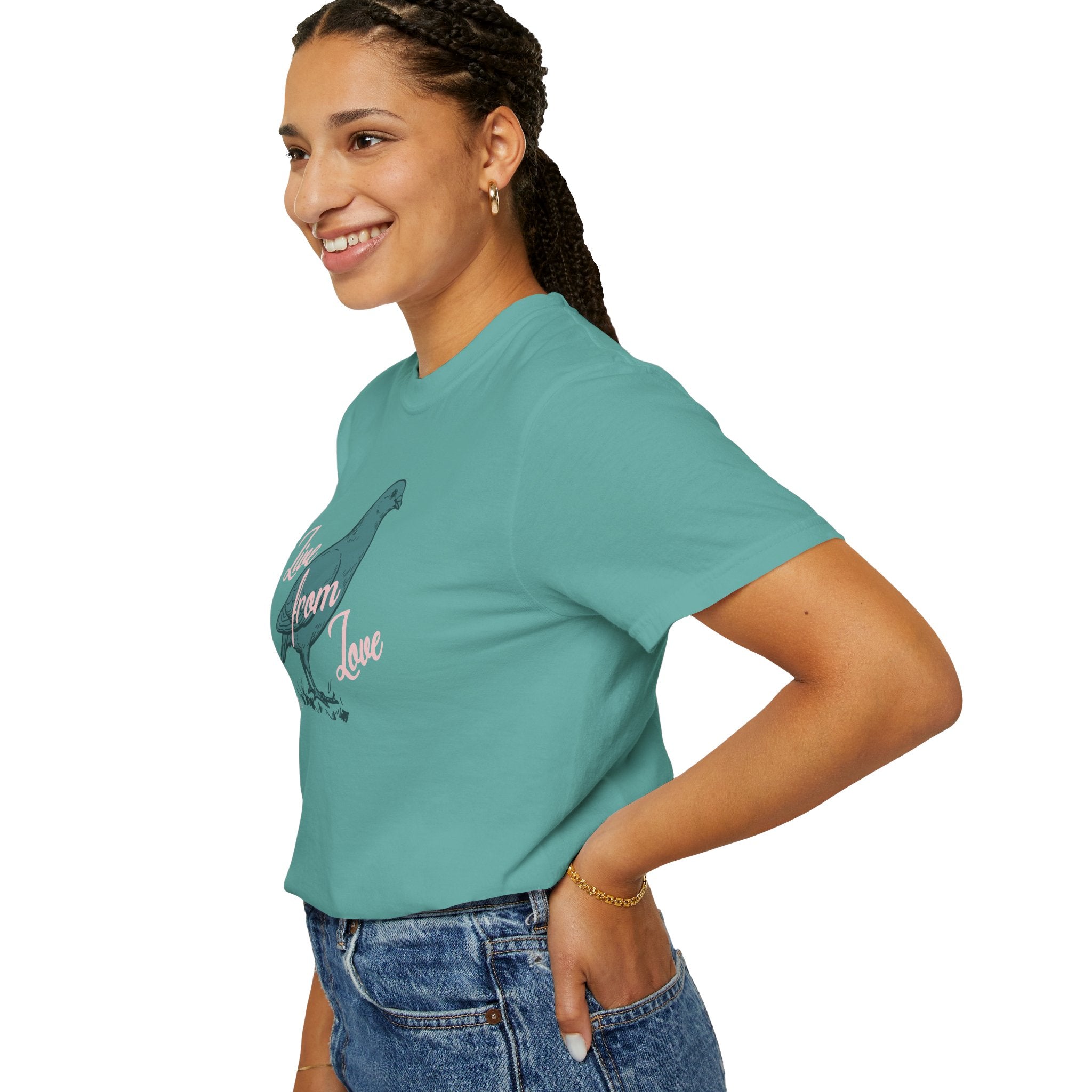 Live From Love - Dove Graphic Tee (Blue)