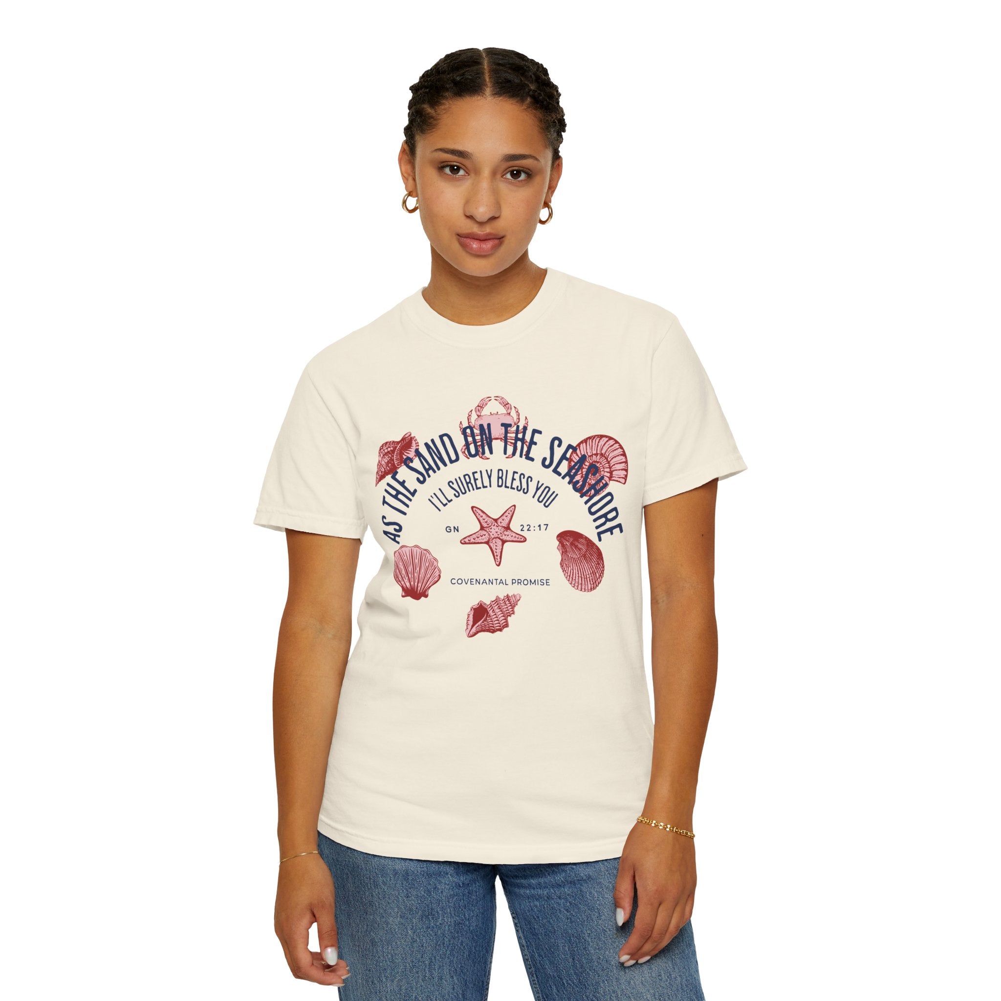As the Sand on the Seashore - Sea Shells Graphic Tee