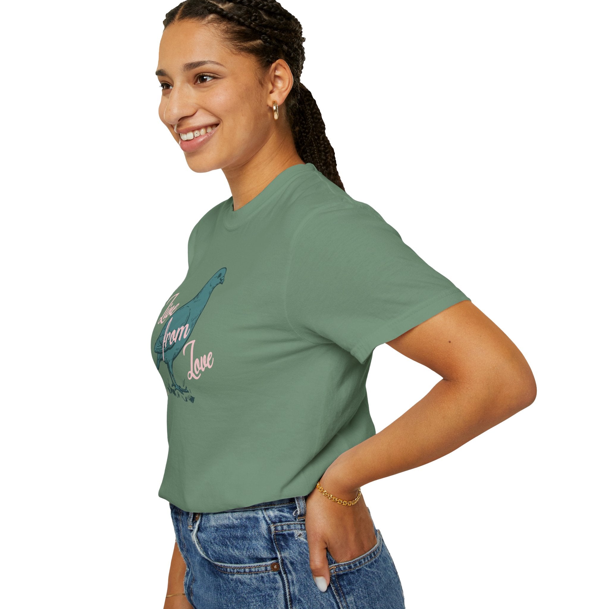 Live From Love - Dove Graphic Tee (Blue)