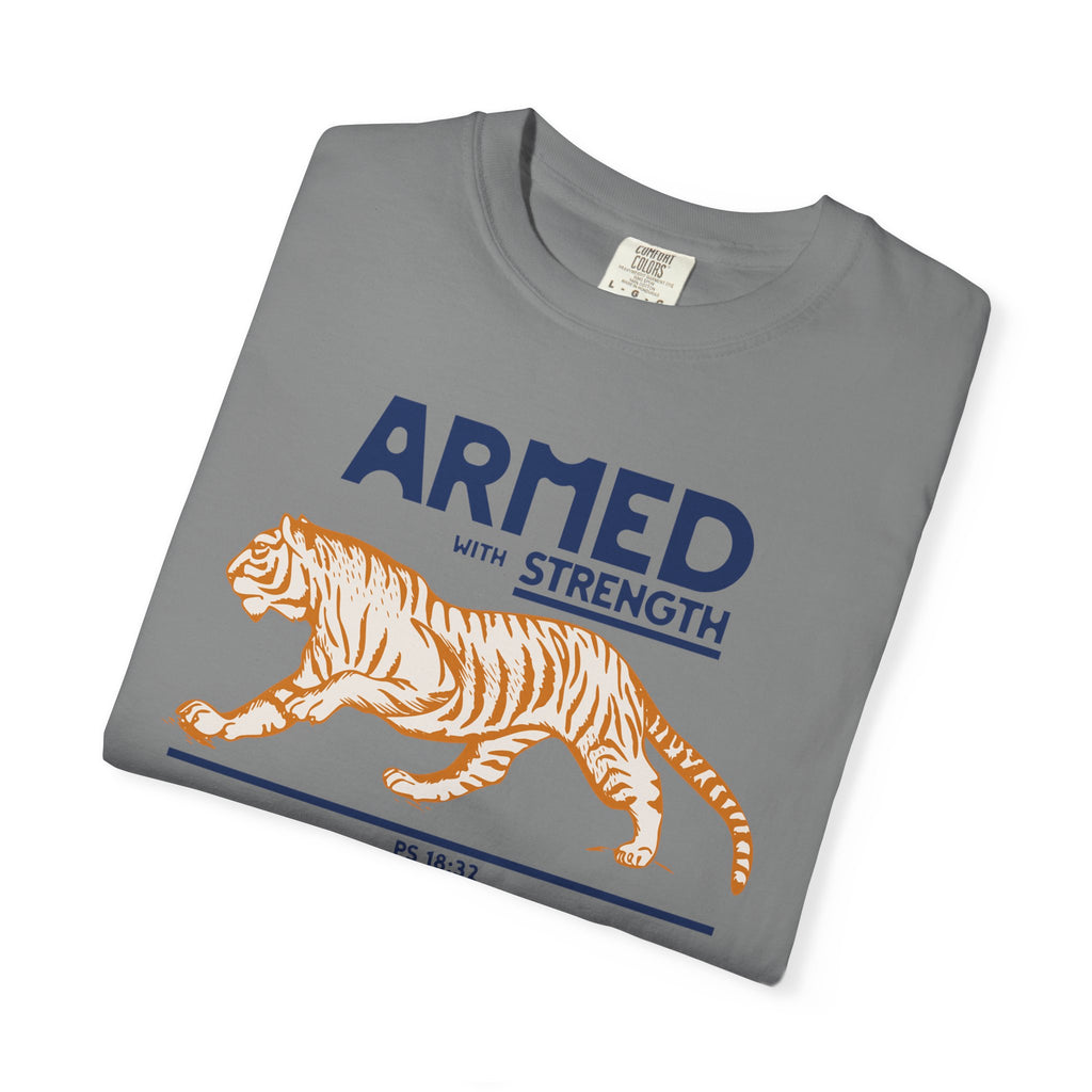 Armed with Strength - Tiger T-Shirt