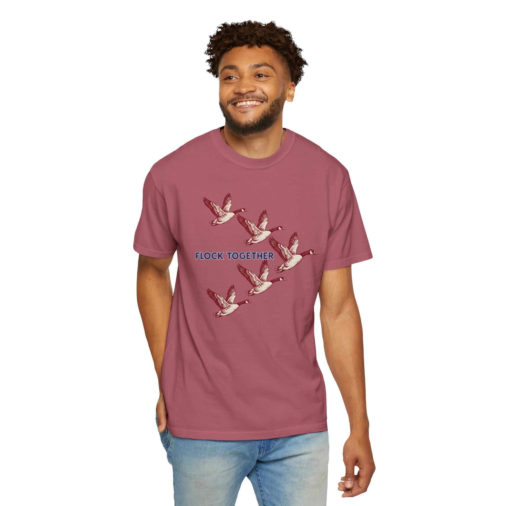 Flock Together - Geese Graphic T-Shirt