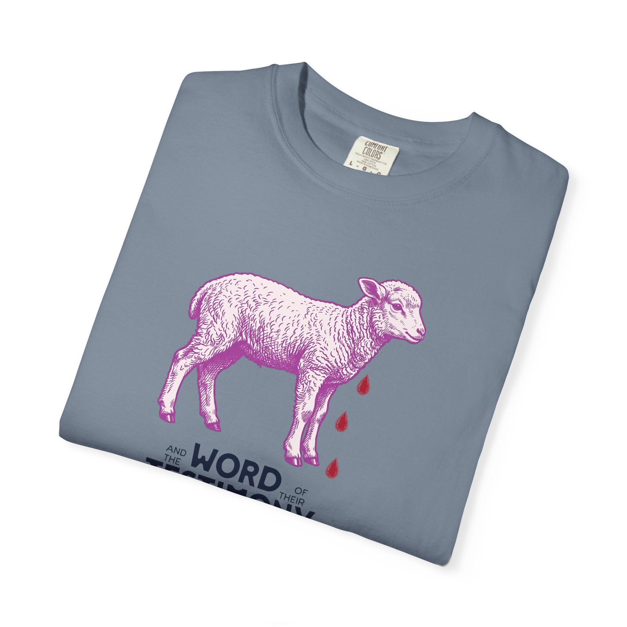Lamb of God with Word of their Testimony - Lamb T-Shirt