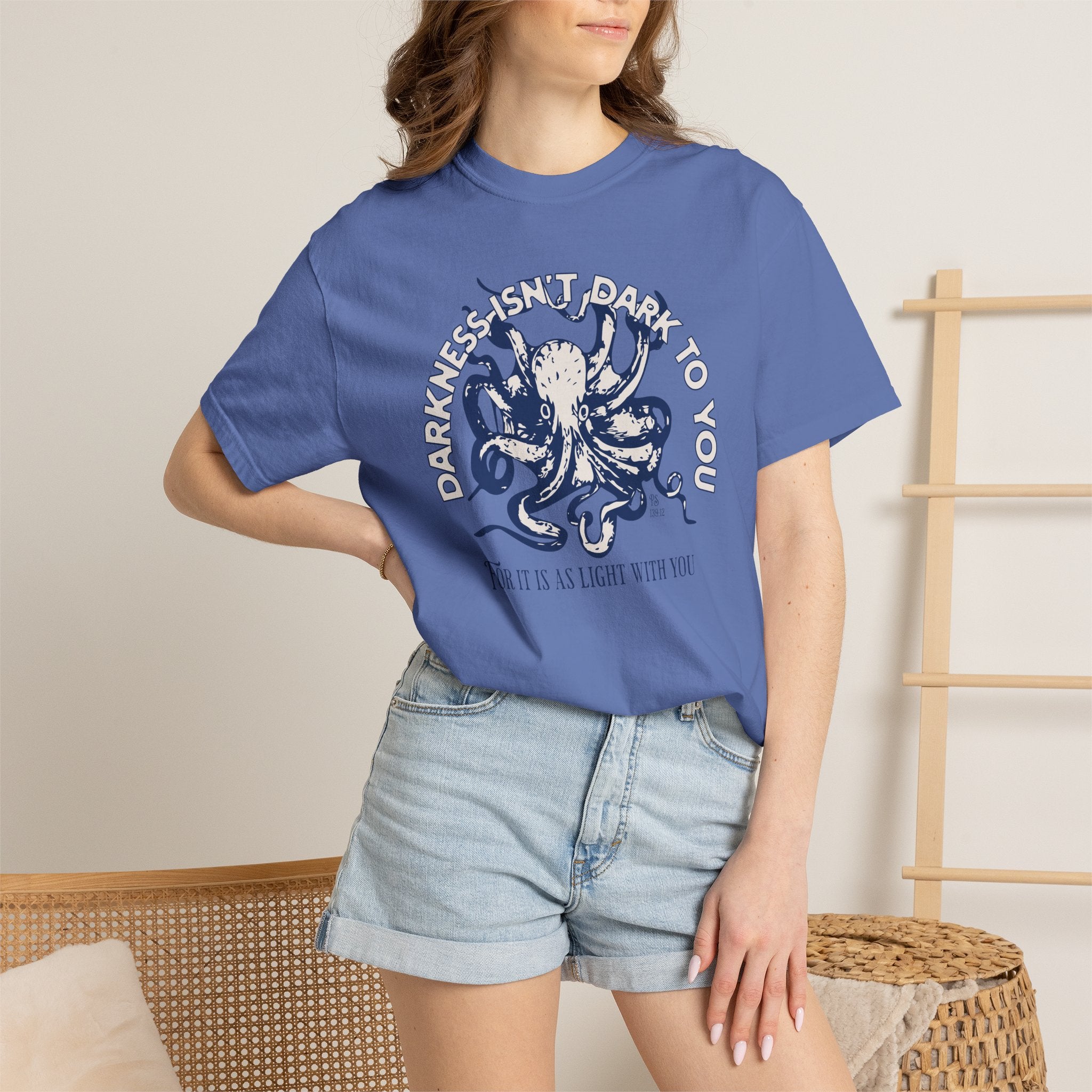 Darkness Is Not Dark to You - Octopus T-shirt