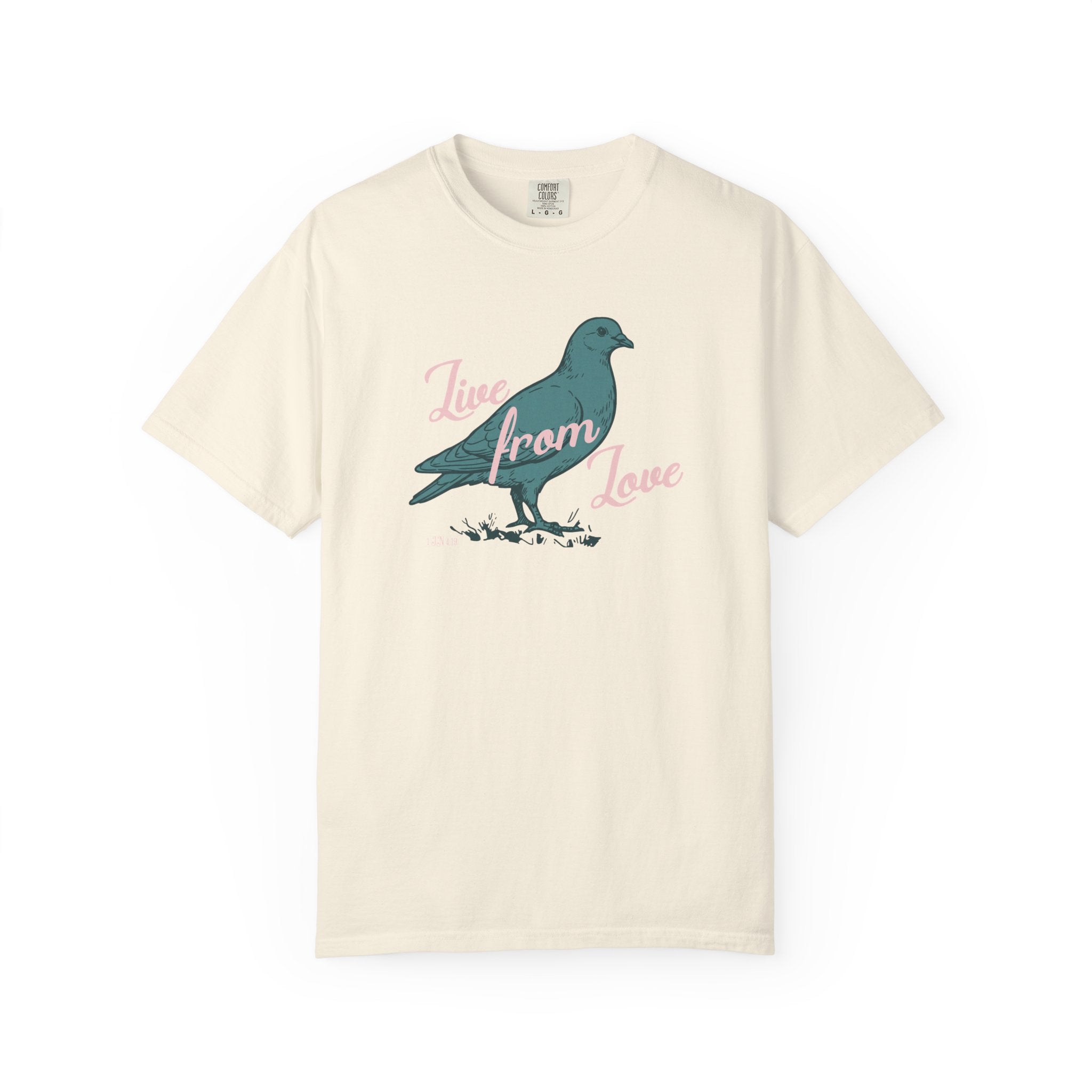 Live From Love - Dove Graphic Tee (Blue)