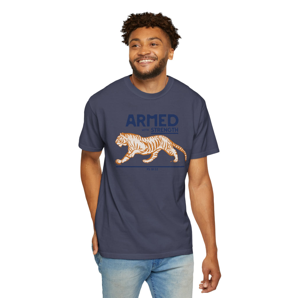 Armed with Strength - Tiger T-Shirt