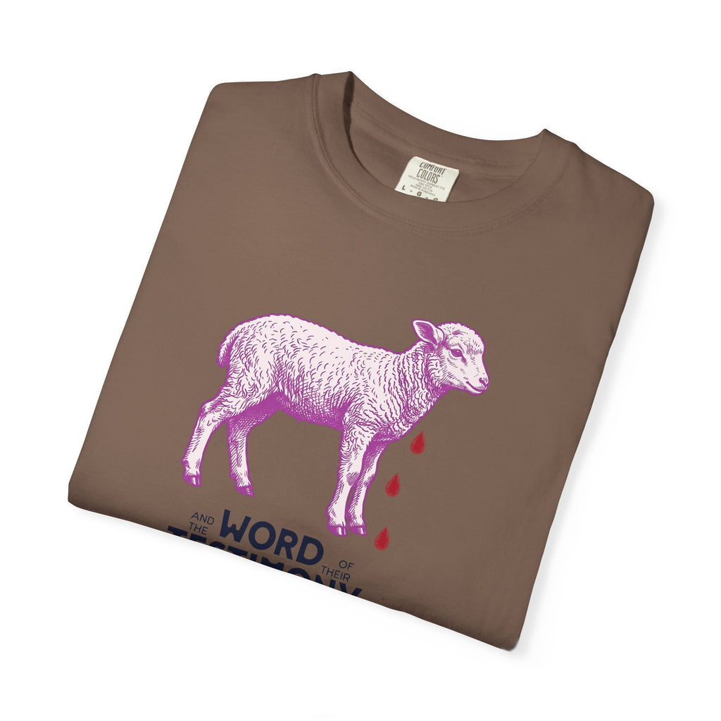 Lamb of God with Word of their Testimony - Lamb T-Shirt