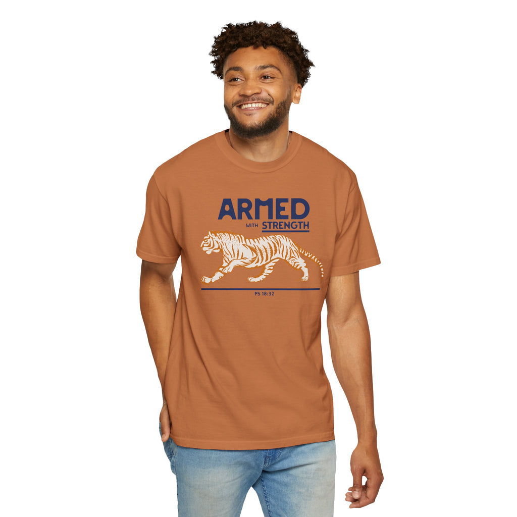 Armed with Strength - Tiger T-Shirt
