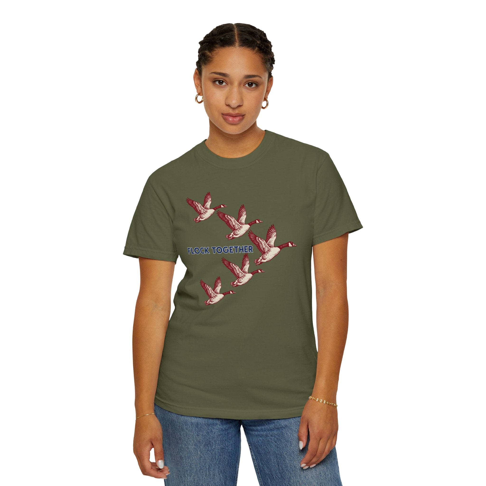 Flock Together - Geese Graphic T-Shirt
