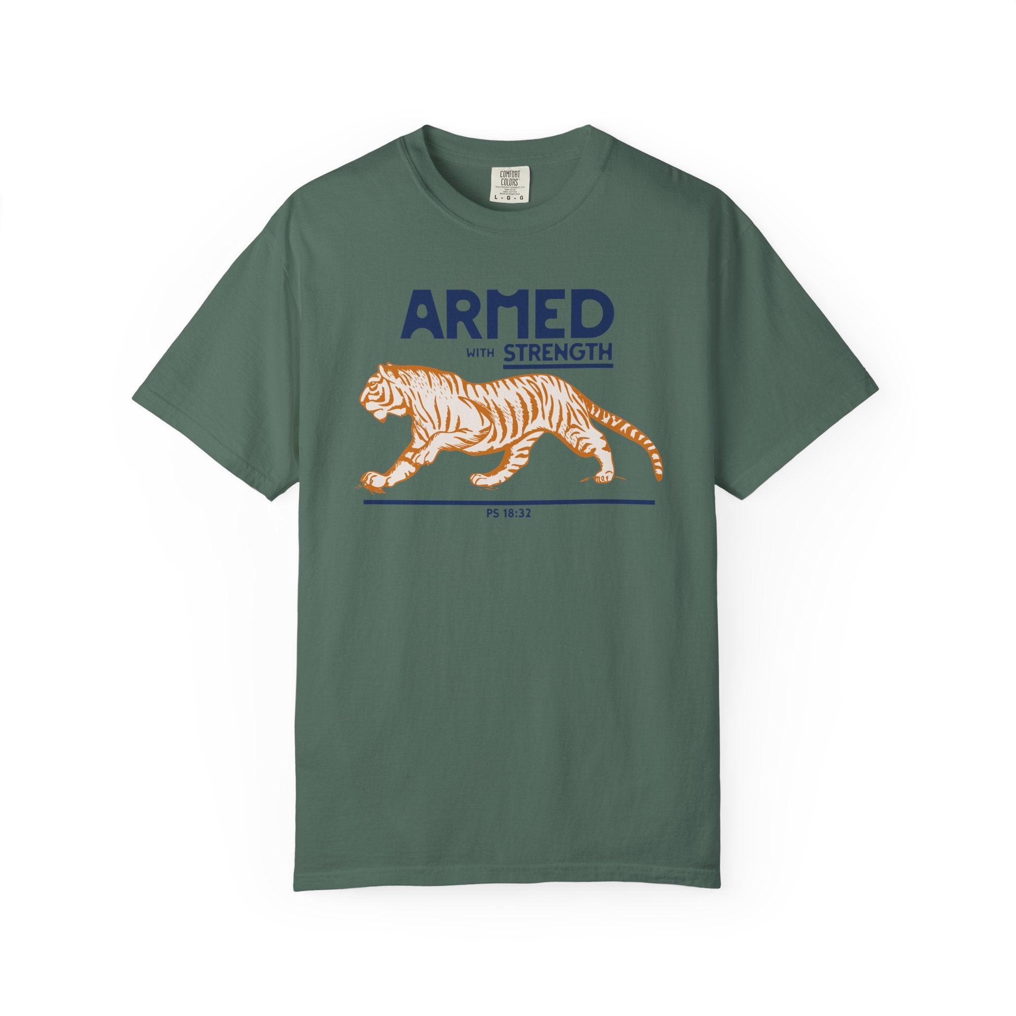 Armed with Strength - Tiger T-Shirt