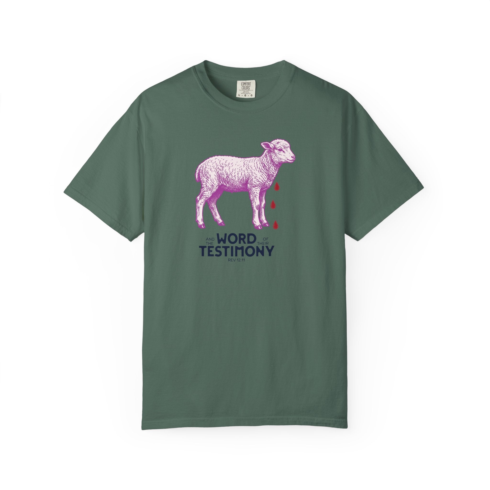Lamb of God with Word of their Testimony - Lamb T-Shirt