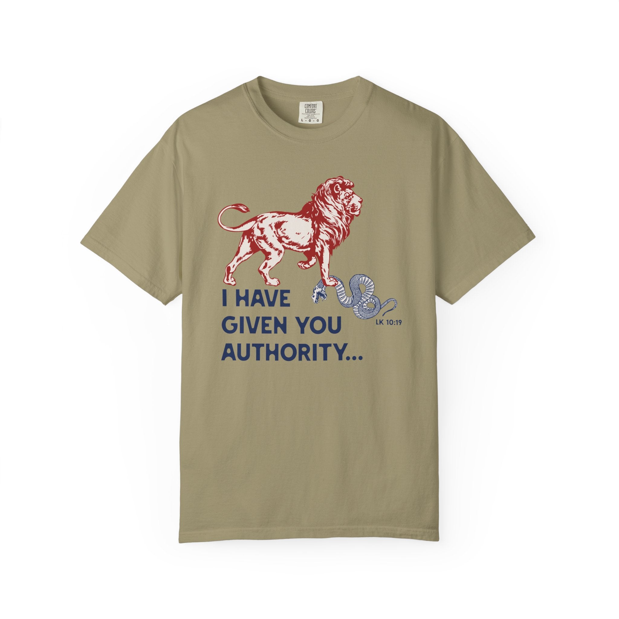 I Have Given You Authority - Lion & Snake T-Shirt