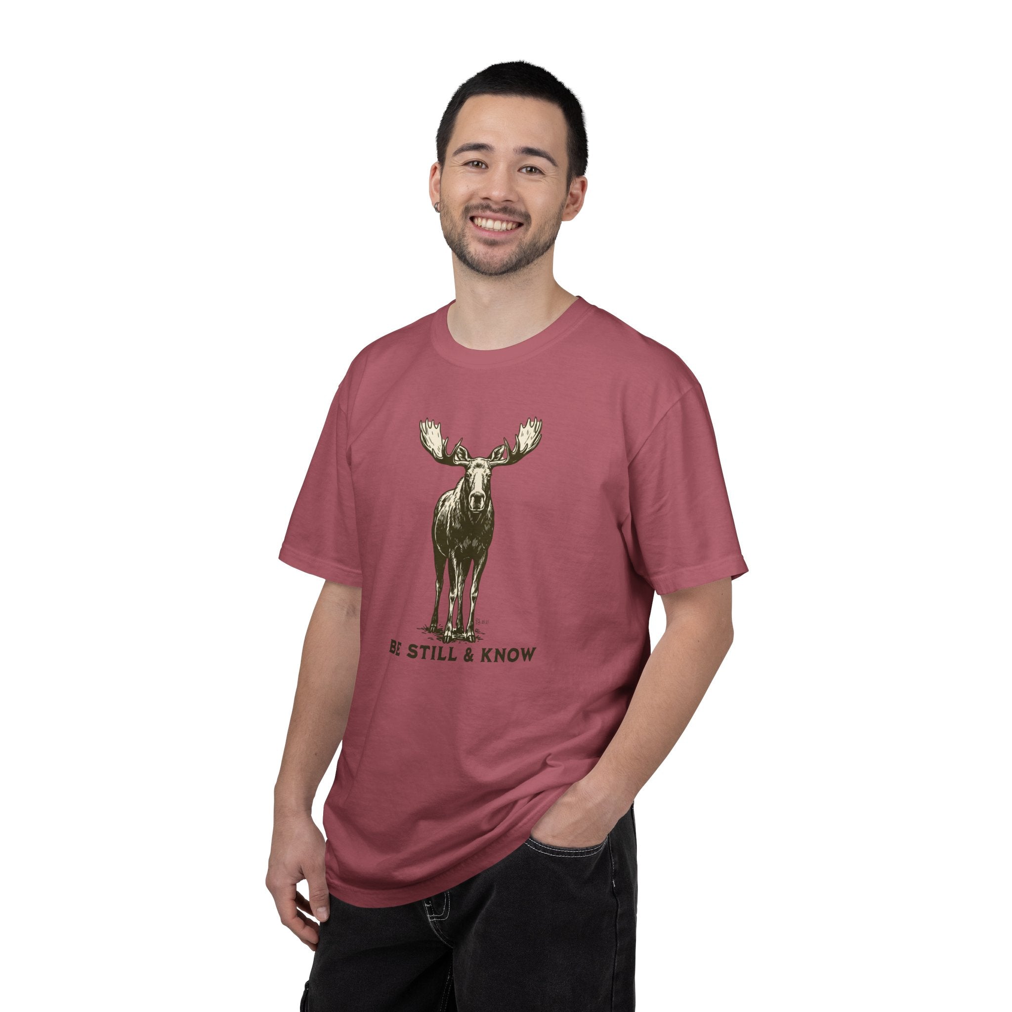 Be Still & Know Moose Graphic T-Shirt