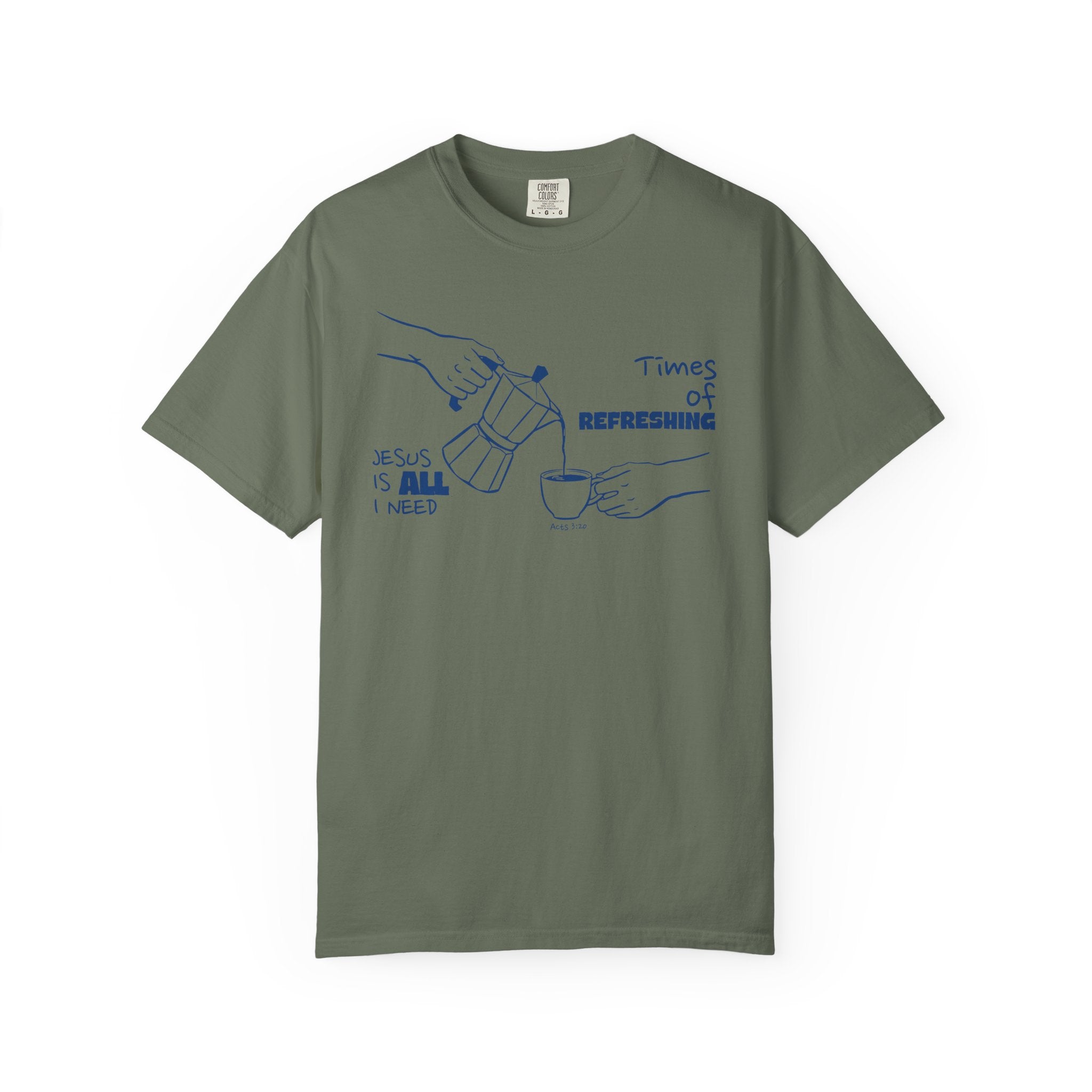 Times of Refreshing Coffee Graphic T-Shirt