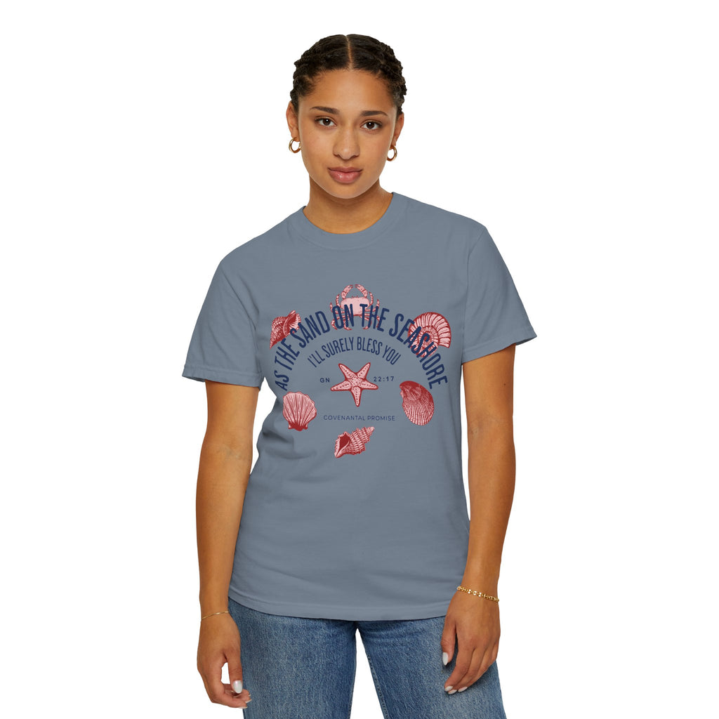 As the Sand on the Seashore - Sea Shells Graphic Tee