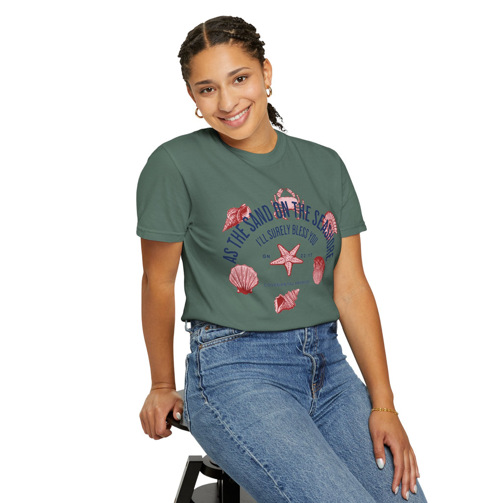 As the Sand on the Seashore - Sea Shells Graphic Tee
