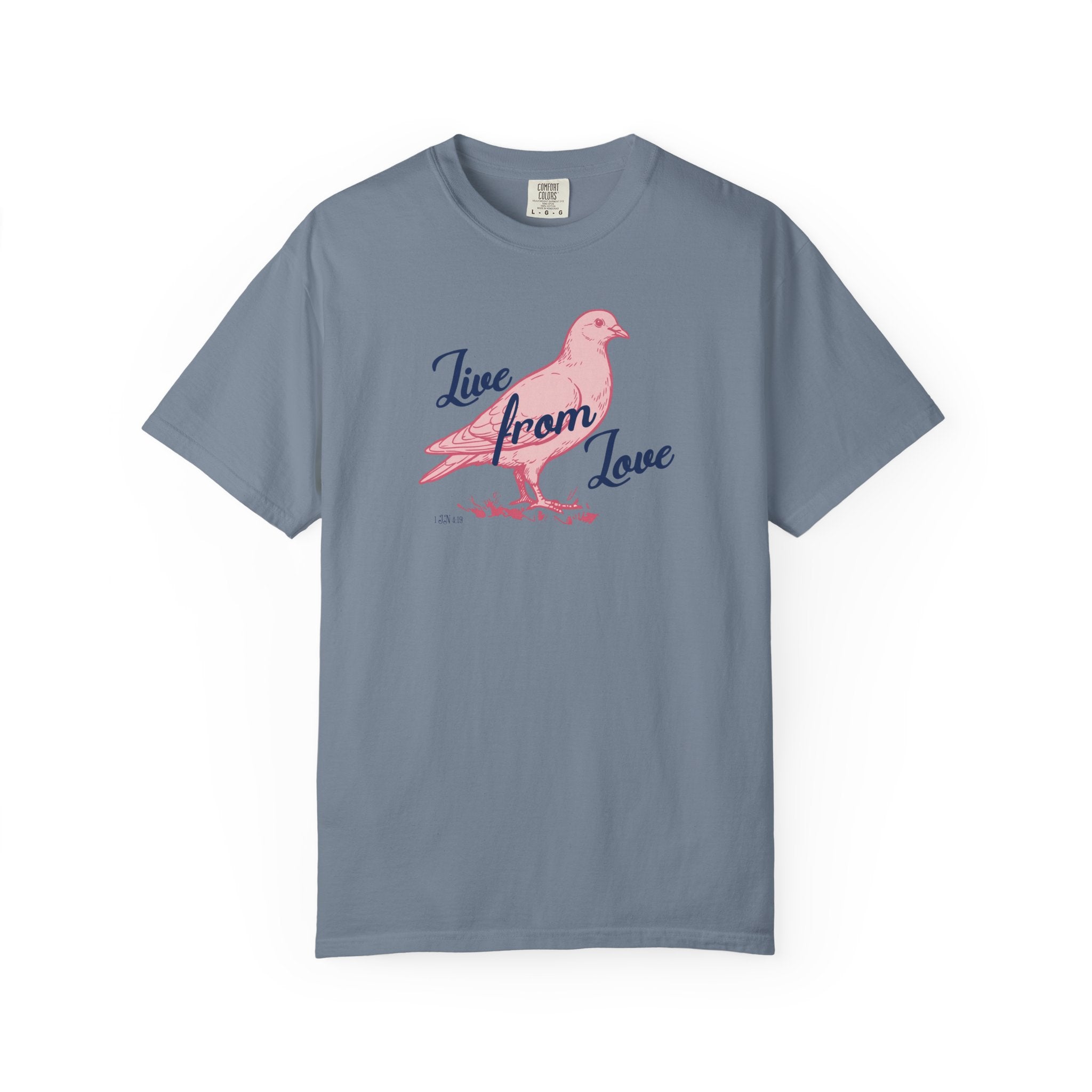 Live From Love - Dove Graphic Tee (Pink)