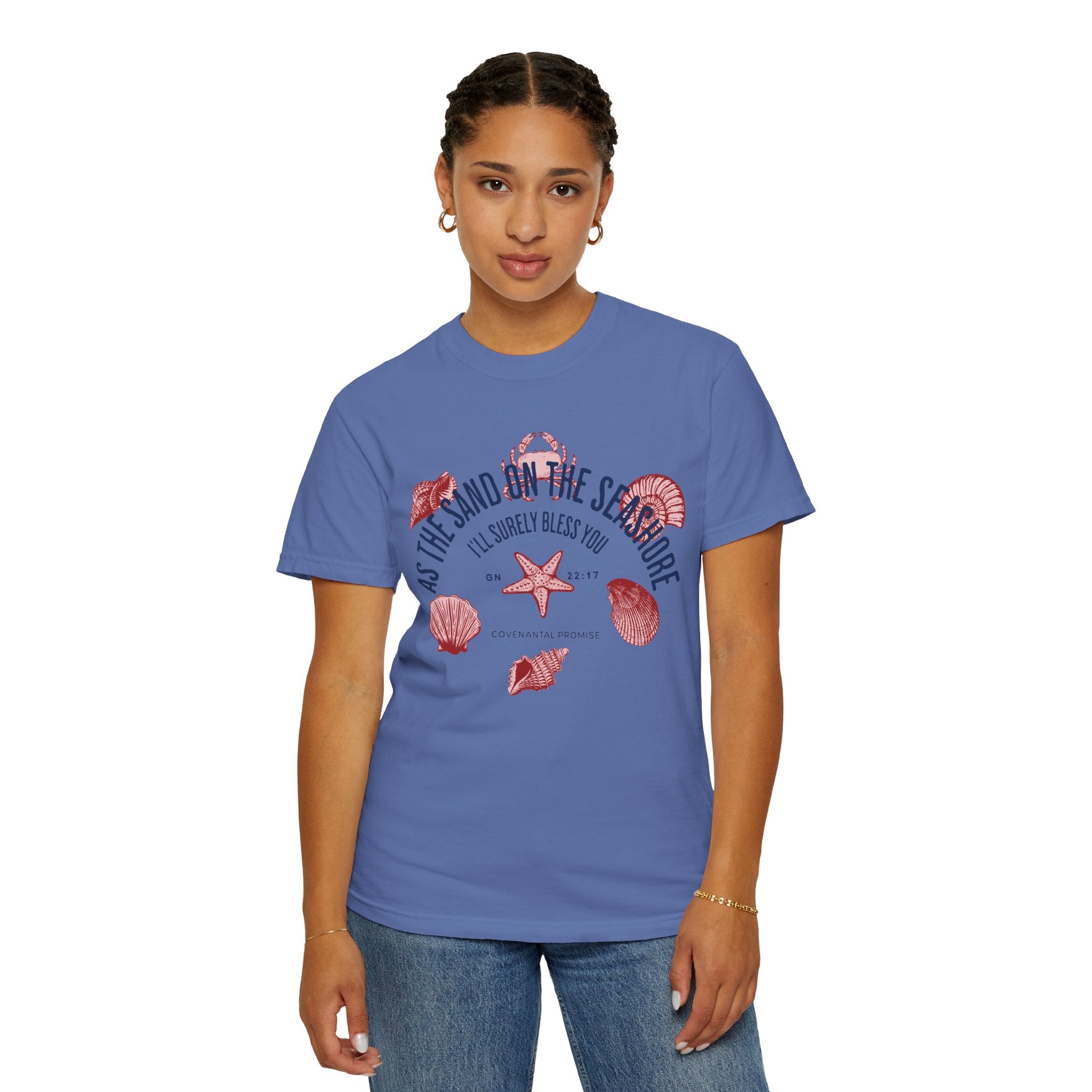 As the Sand on the Seashore - Sea Shells Graphic Tee