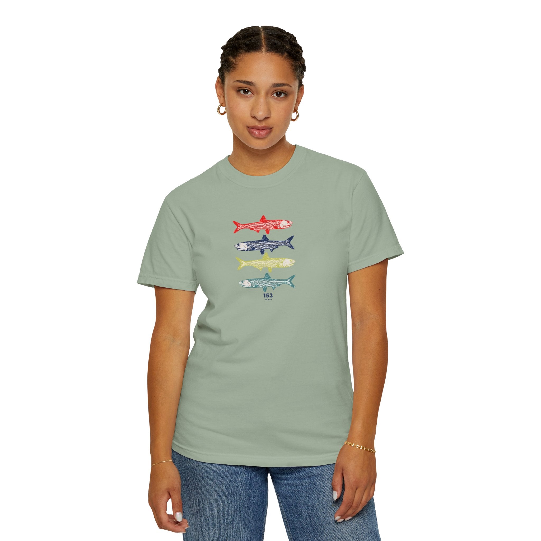 153 Abundance - Fish Graphic T-Shirt