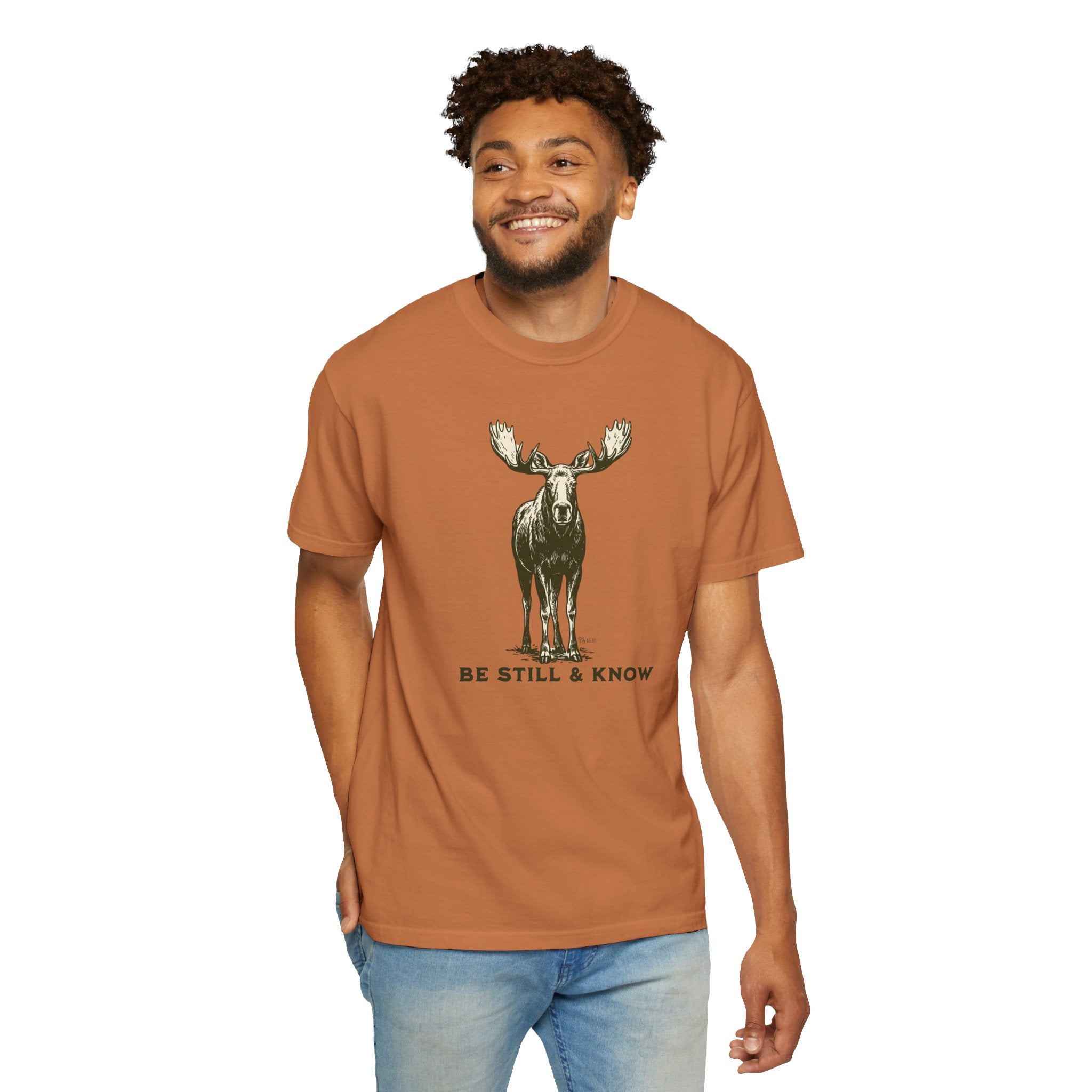Be Still & Know Moose Graphic T-Shirt
