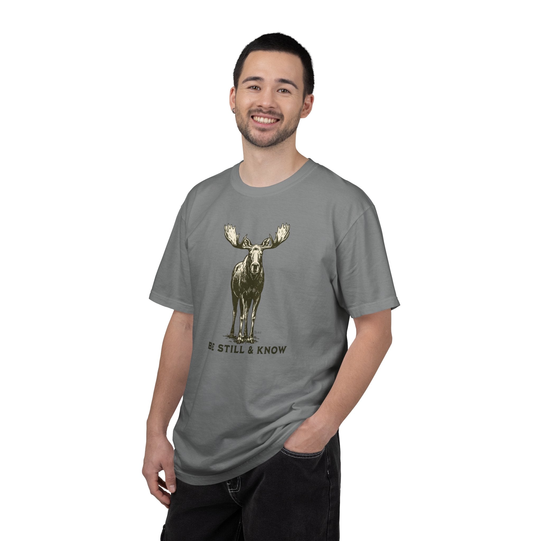 Be Still & Know Moose Graphic T-Shirt